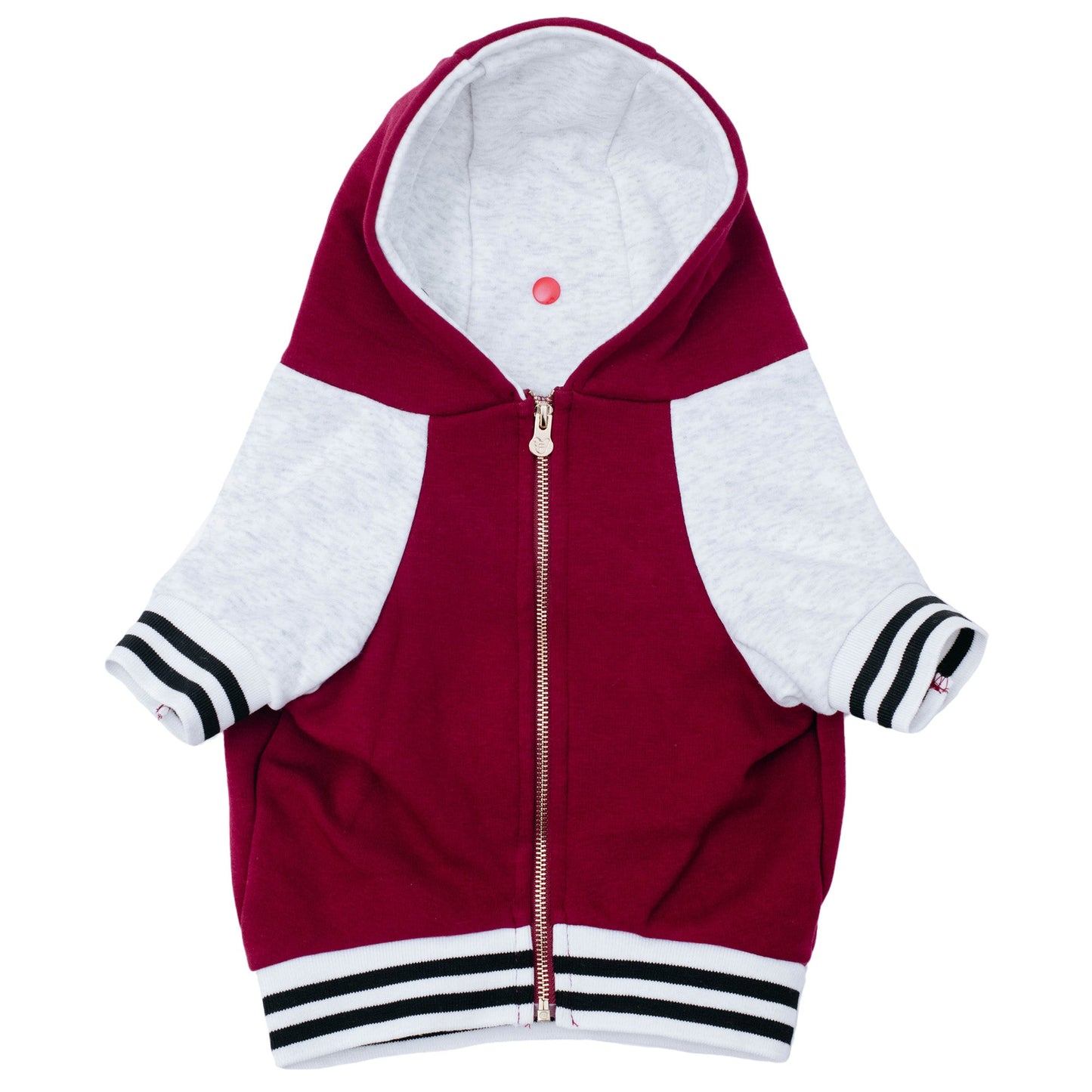 Frenchie Dog Hoodie - Ruby Varsity