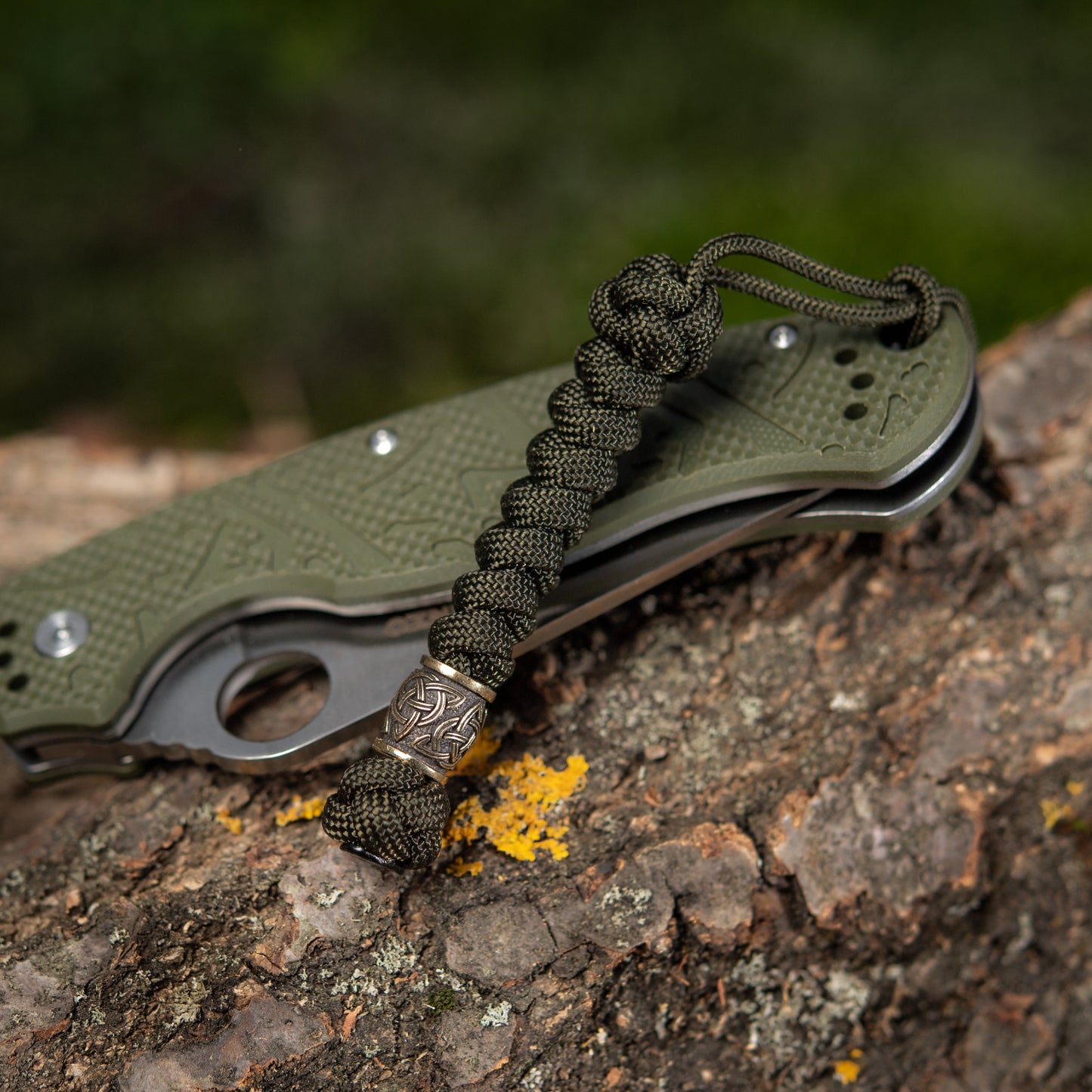 M-Tac Knife Lanyard Triquetra Olive