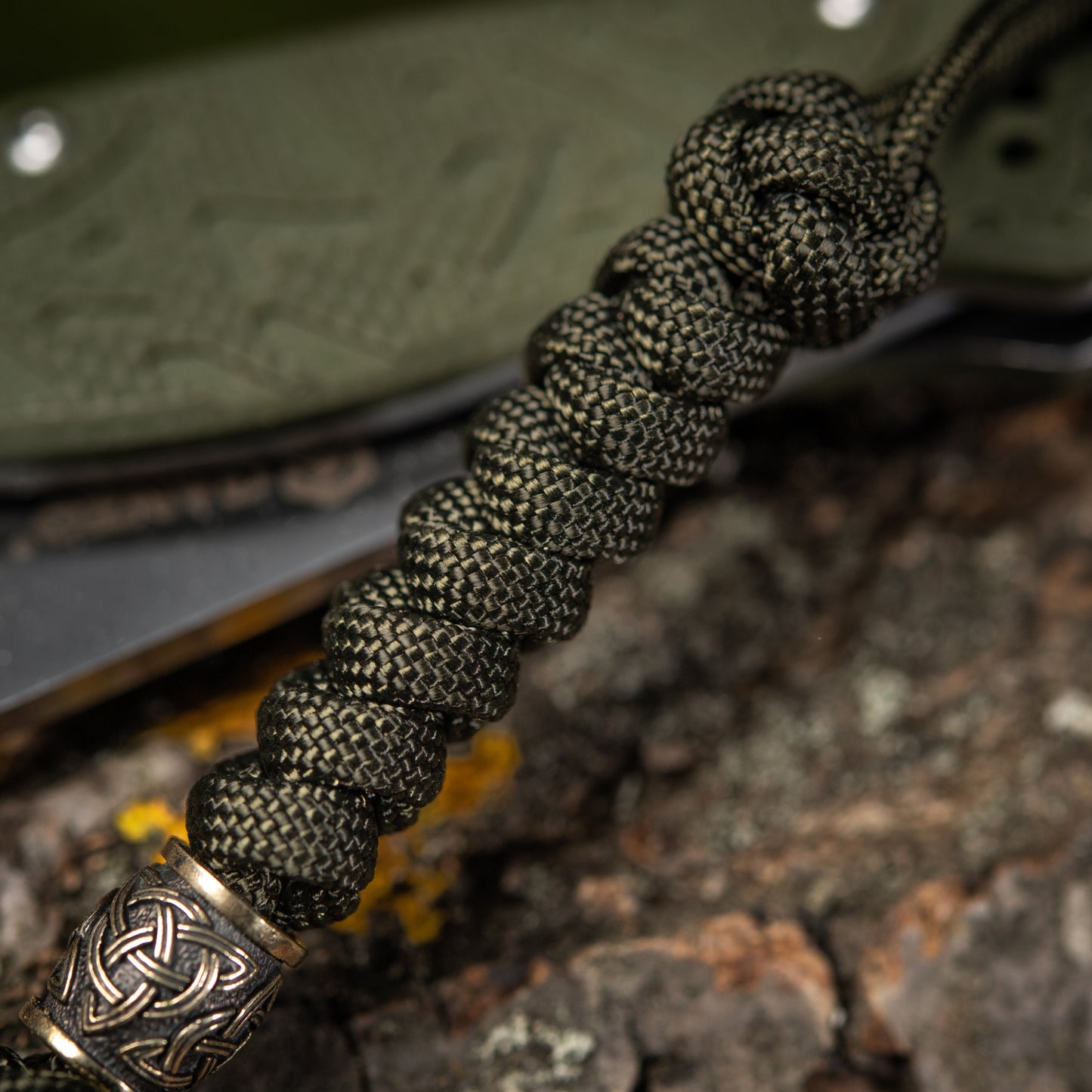 M-Tac Knife Lanyard Triquetra Olive