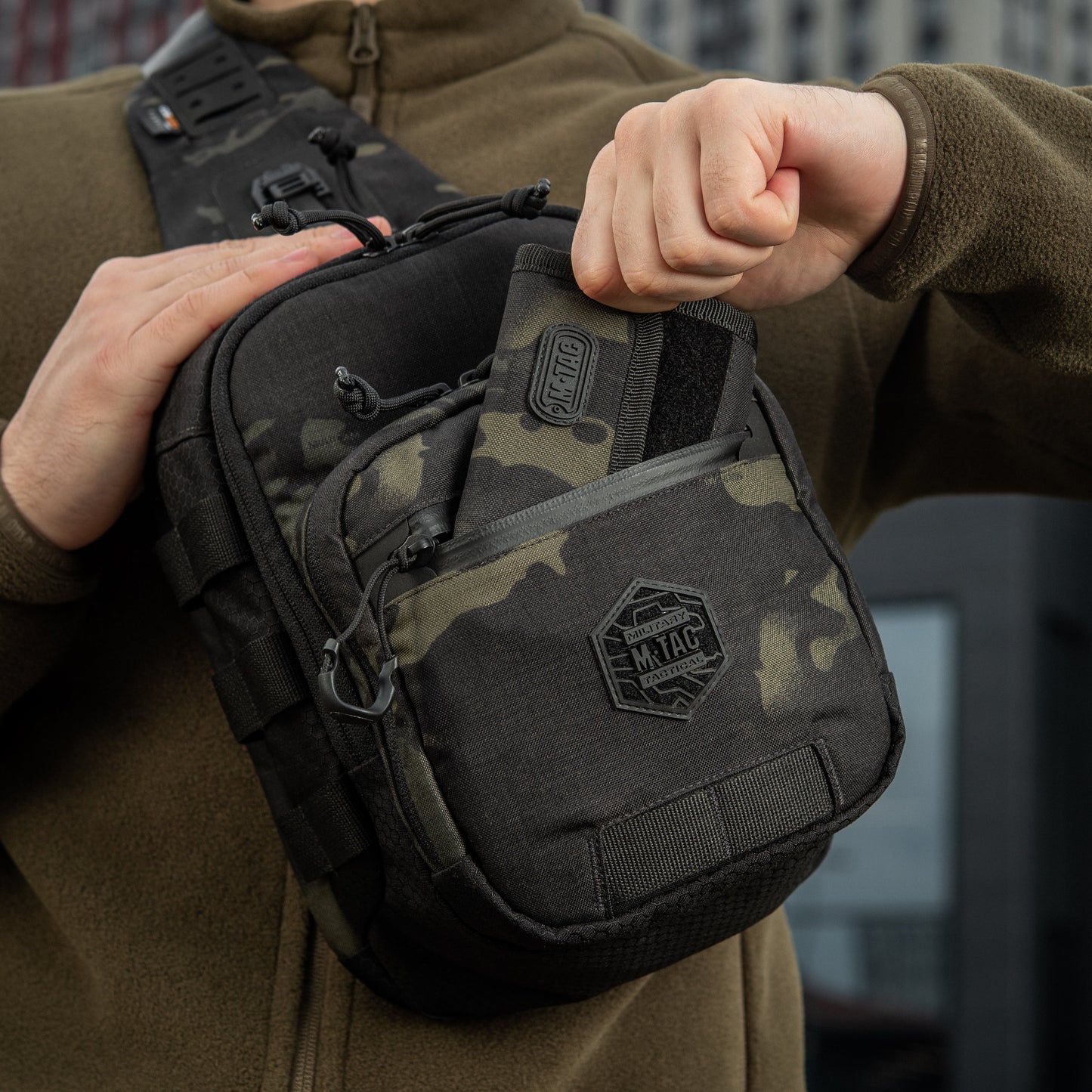 M-Tac Cross Bag Elite Hex Black