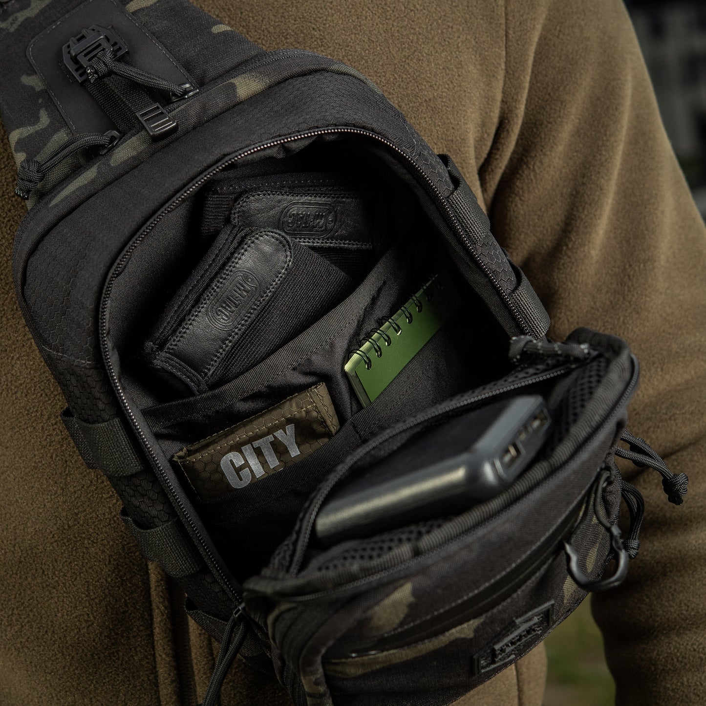 M-Tac Cross Bag Elite Hex Black