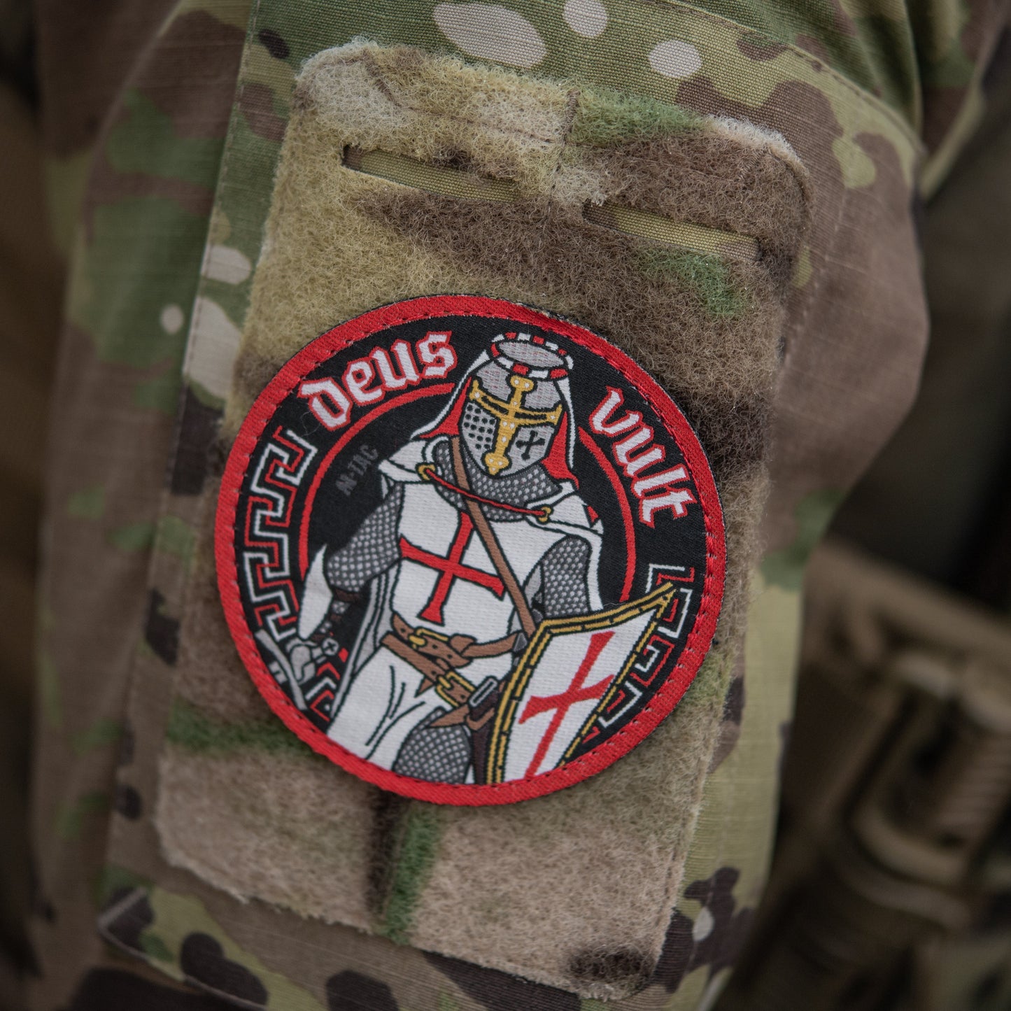 M-Tac patch Deus Vult (jacquard)