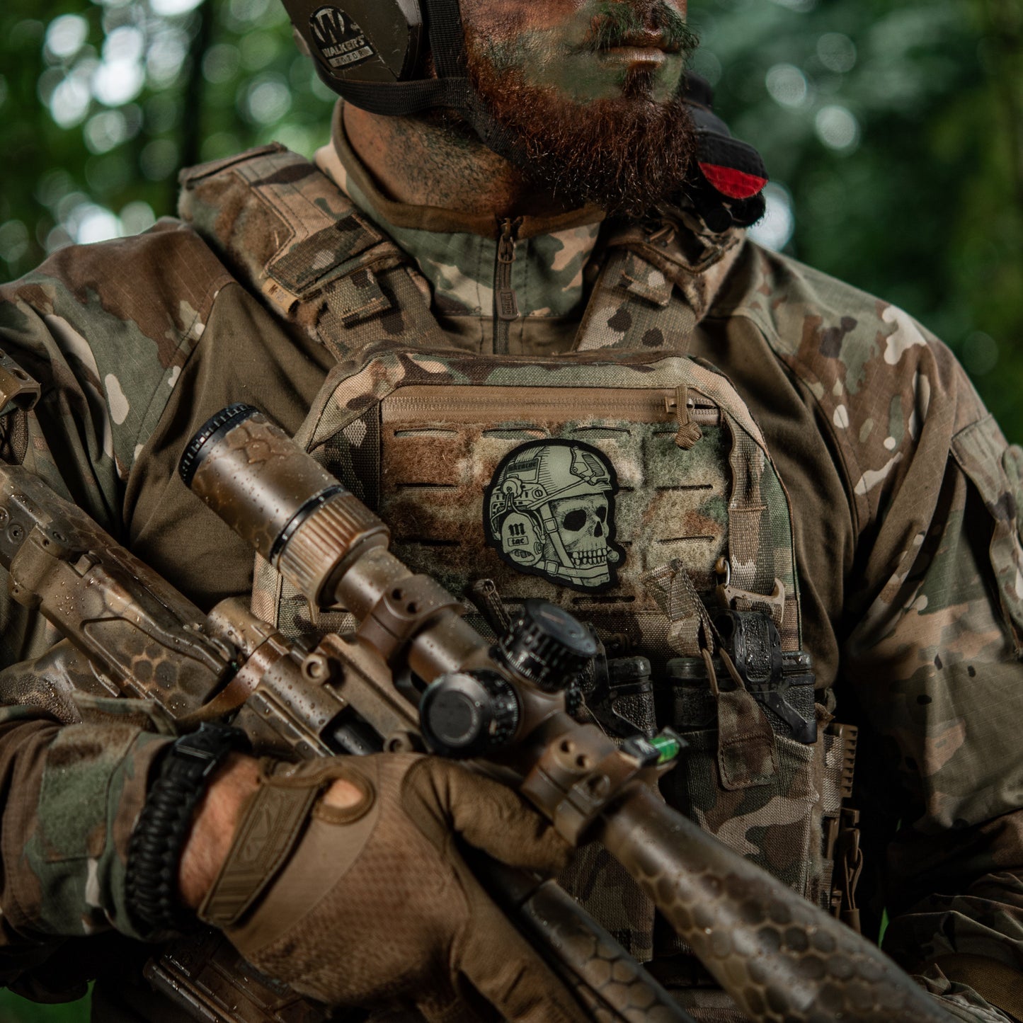 M-Tac patch Operator Skull