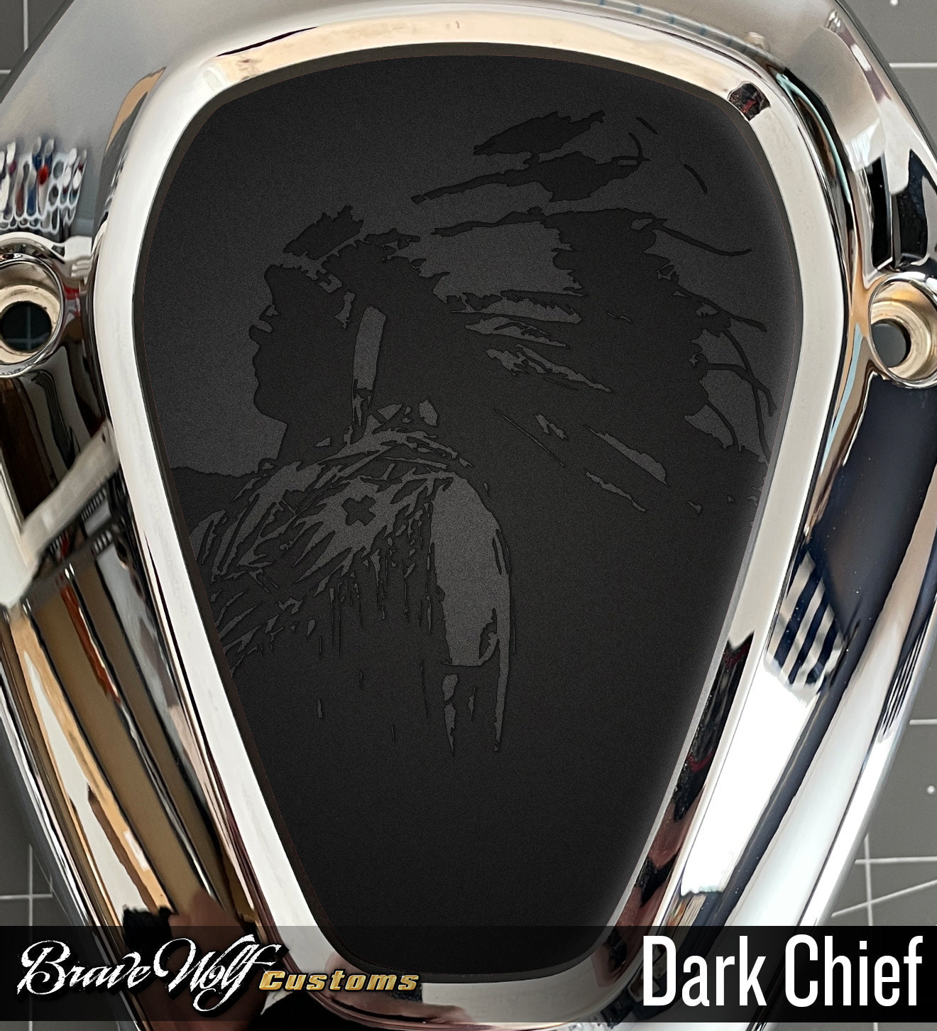 Challenger V-Cover Decal - Dark Chief