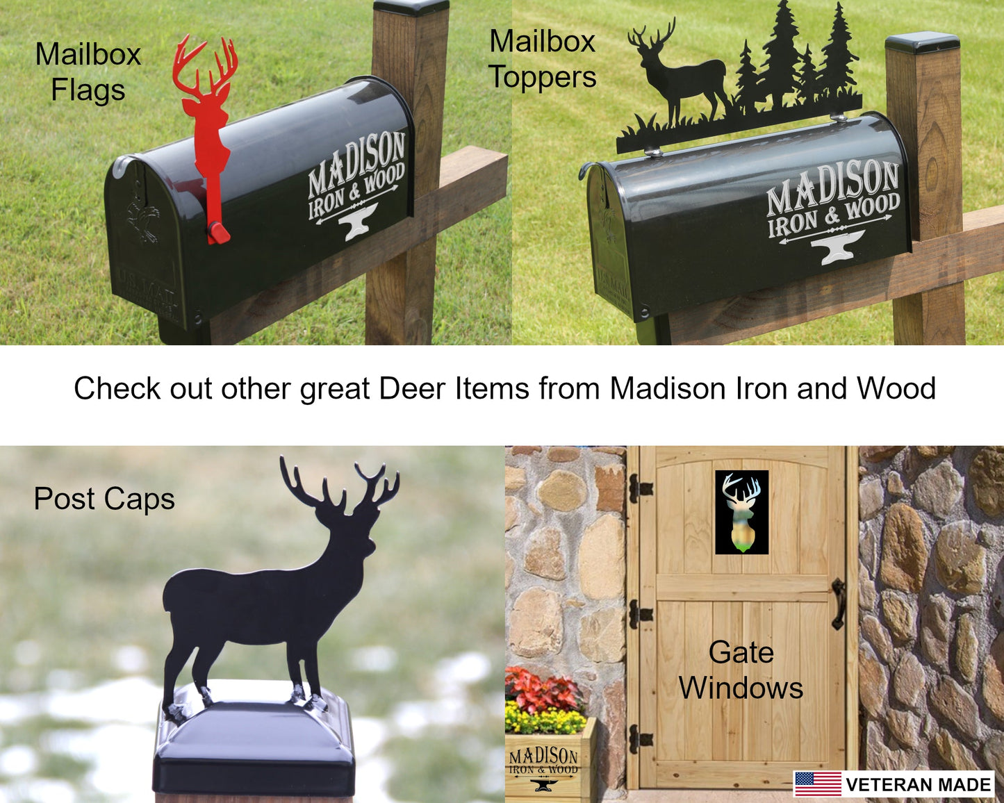 Buck Head Personalized Metal Sign with Name and EST. Date