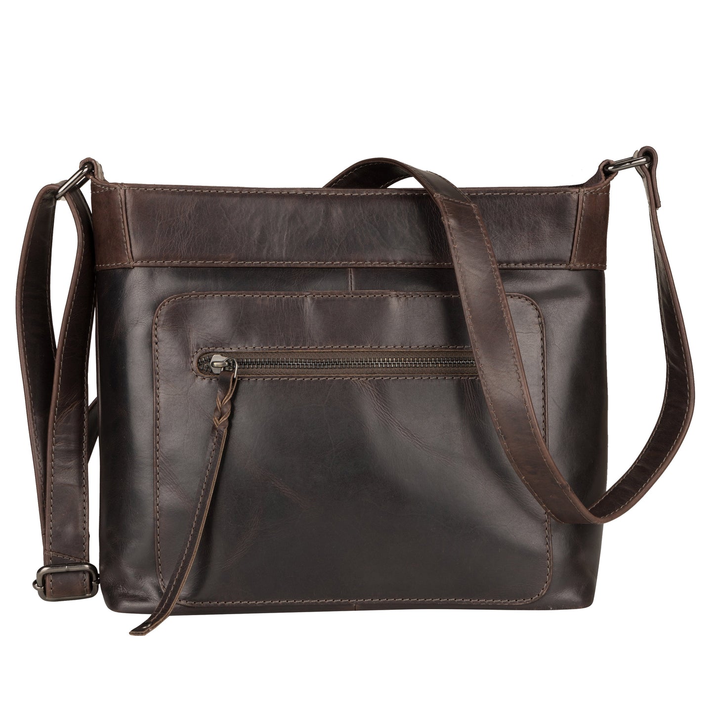 Concealed Carry Delaney Leather Crossbody by Lady Conceal