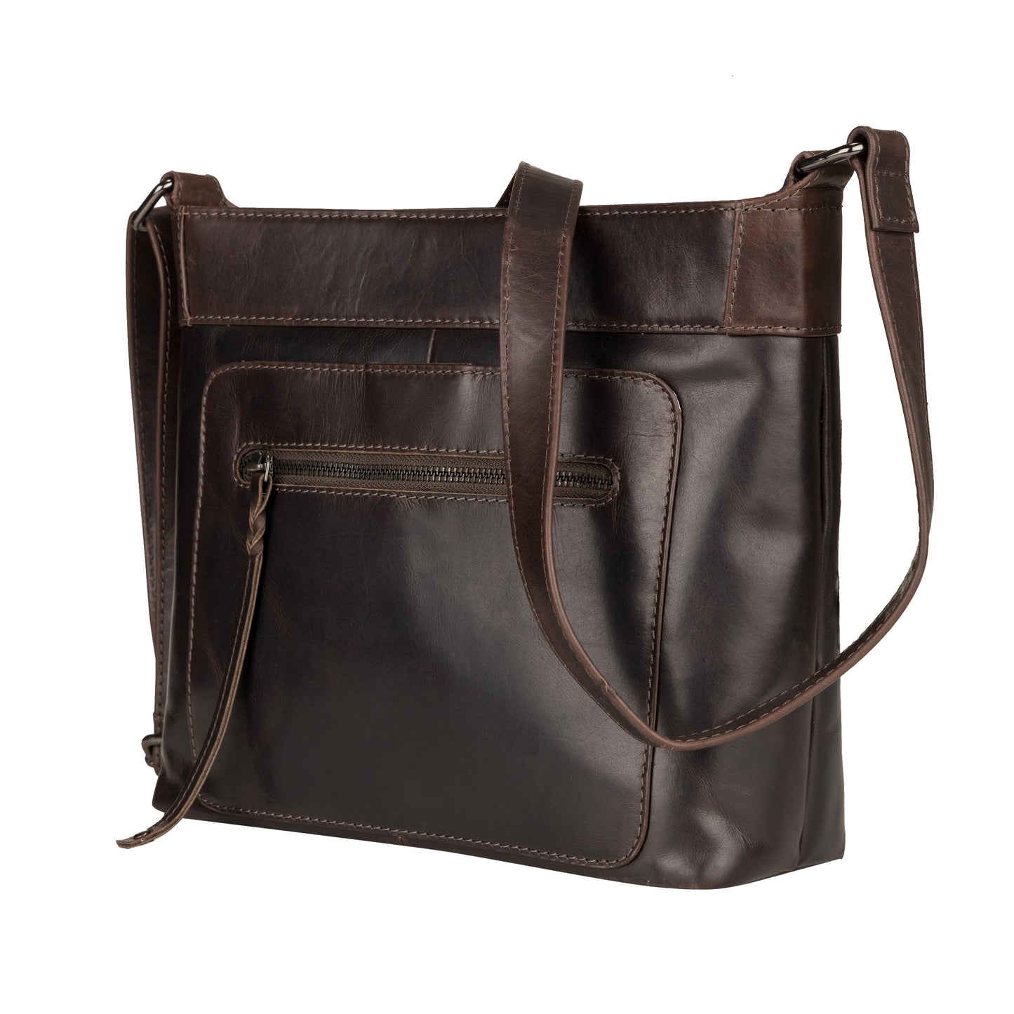 Concealed Carry Delaney Leather Crossbody by Lady Conceal