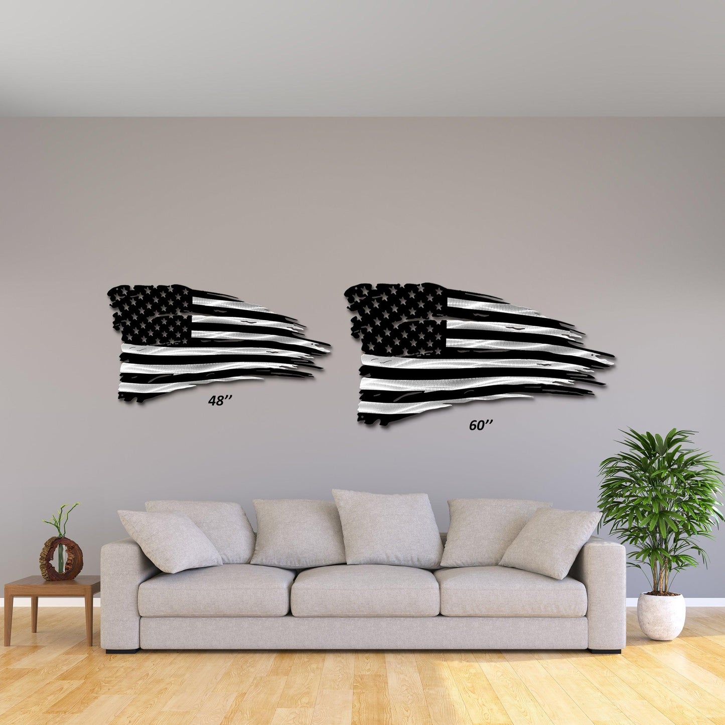 Distressed American Battle Flag