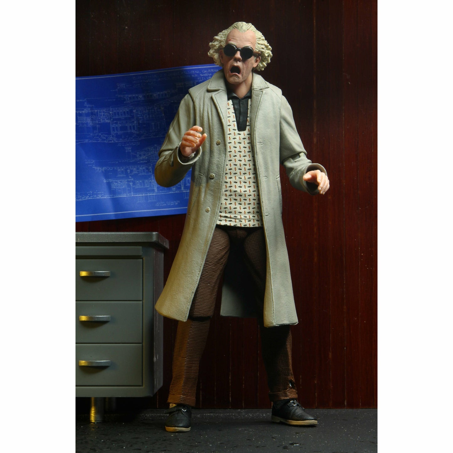 NECA Back to the Future 7" Scale Action Figure - Ultimate Doc Brown (1955)