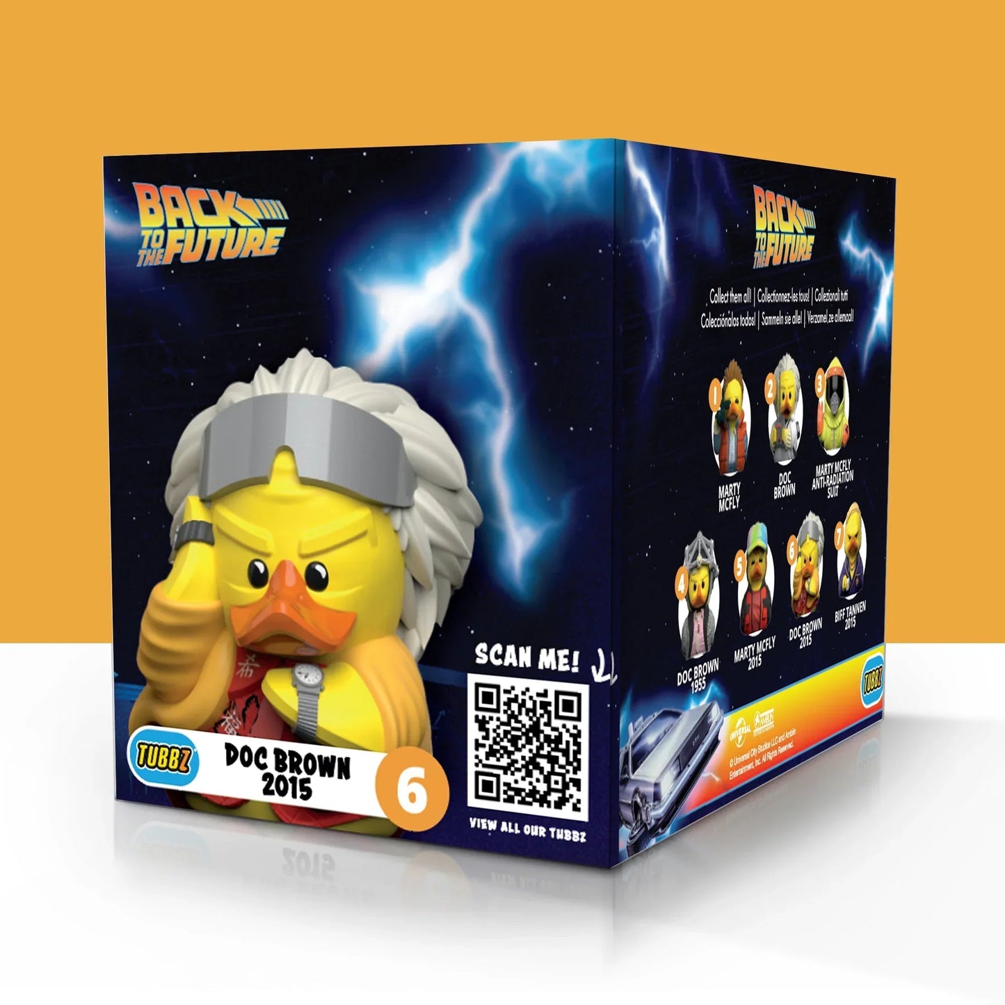 Back to the Future Part II Doc Brown  2015 TUBBZ Cosplaying Duck (Boxed Edition)