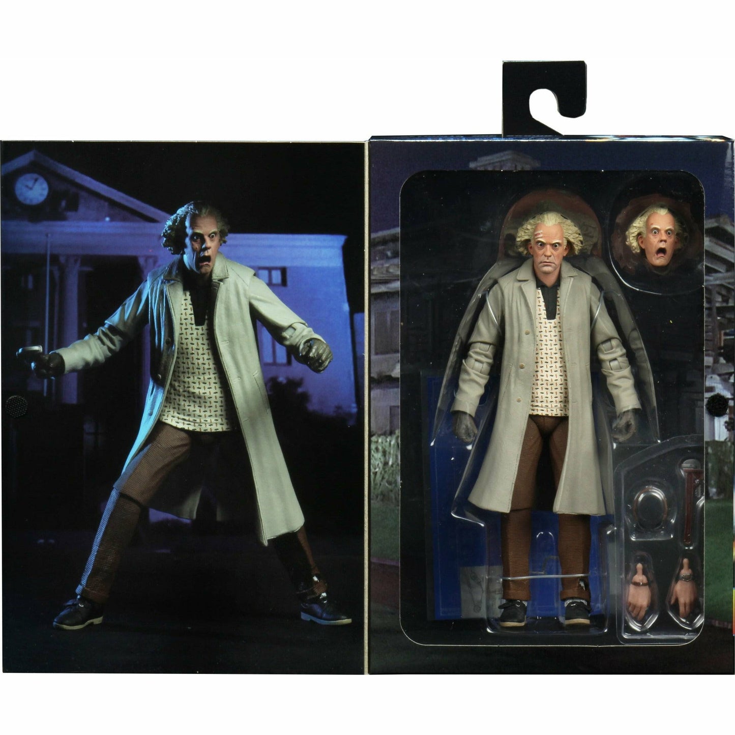 NECA Back to the Future 7" Scale Action Figure - Ultimate Doc Brown (1955)