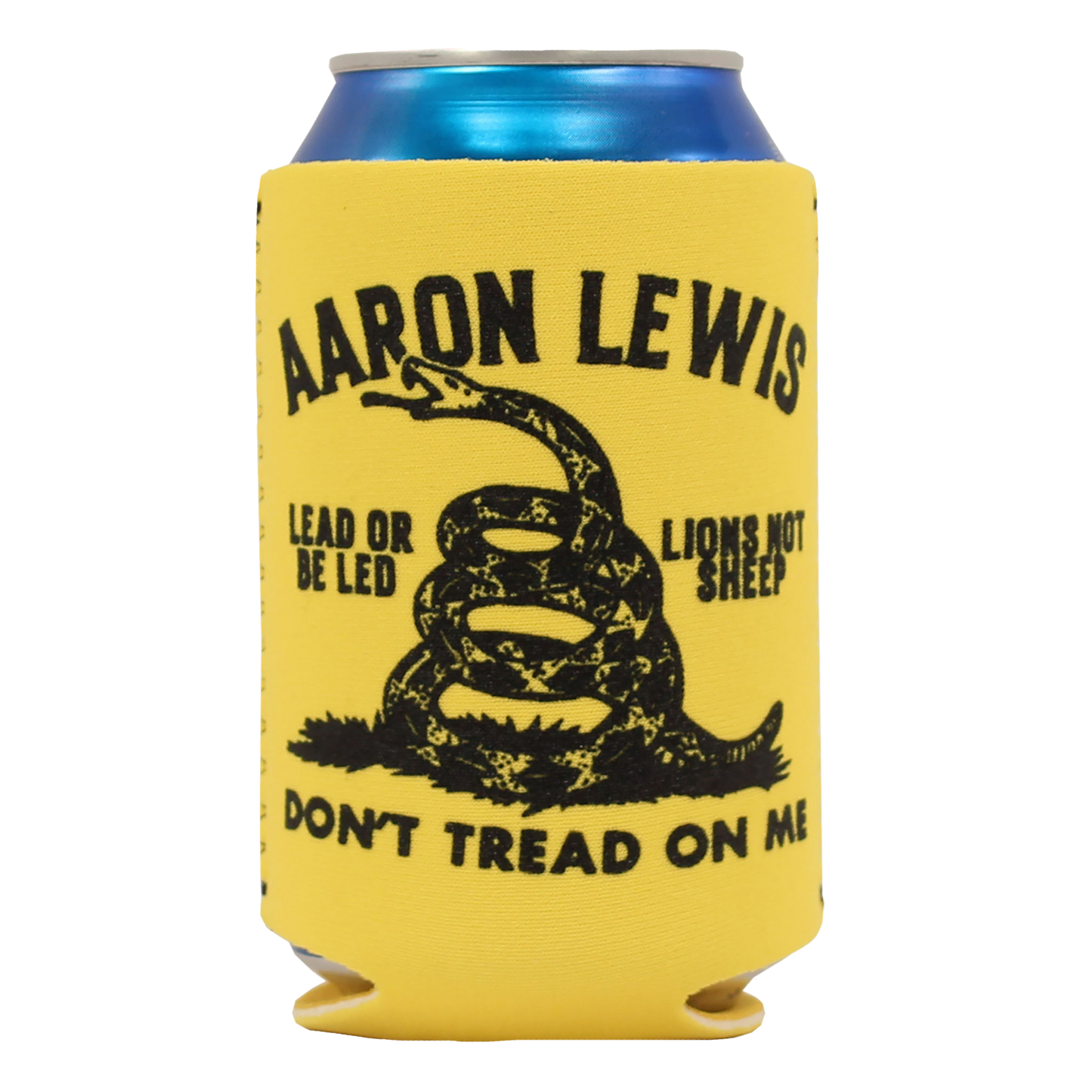 "Don't Tread On Me" Koozie (Yellow)