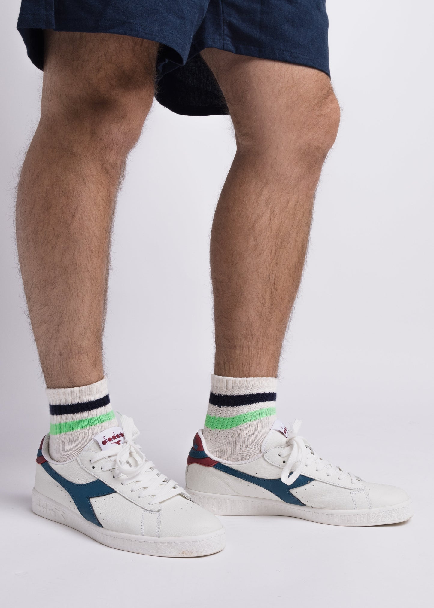 The Retro Stripe Quarter Crew