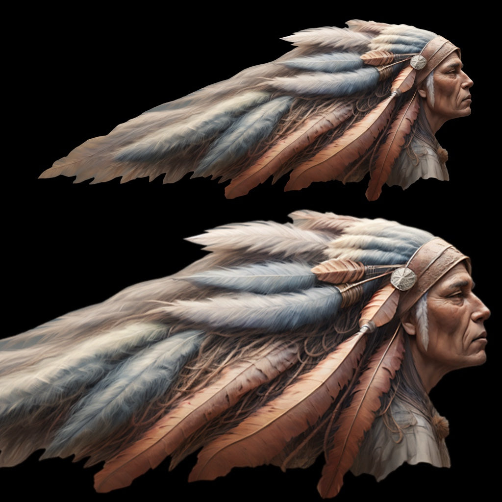 Druid Chief Warbonnet - Universal Tank Decal-Color