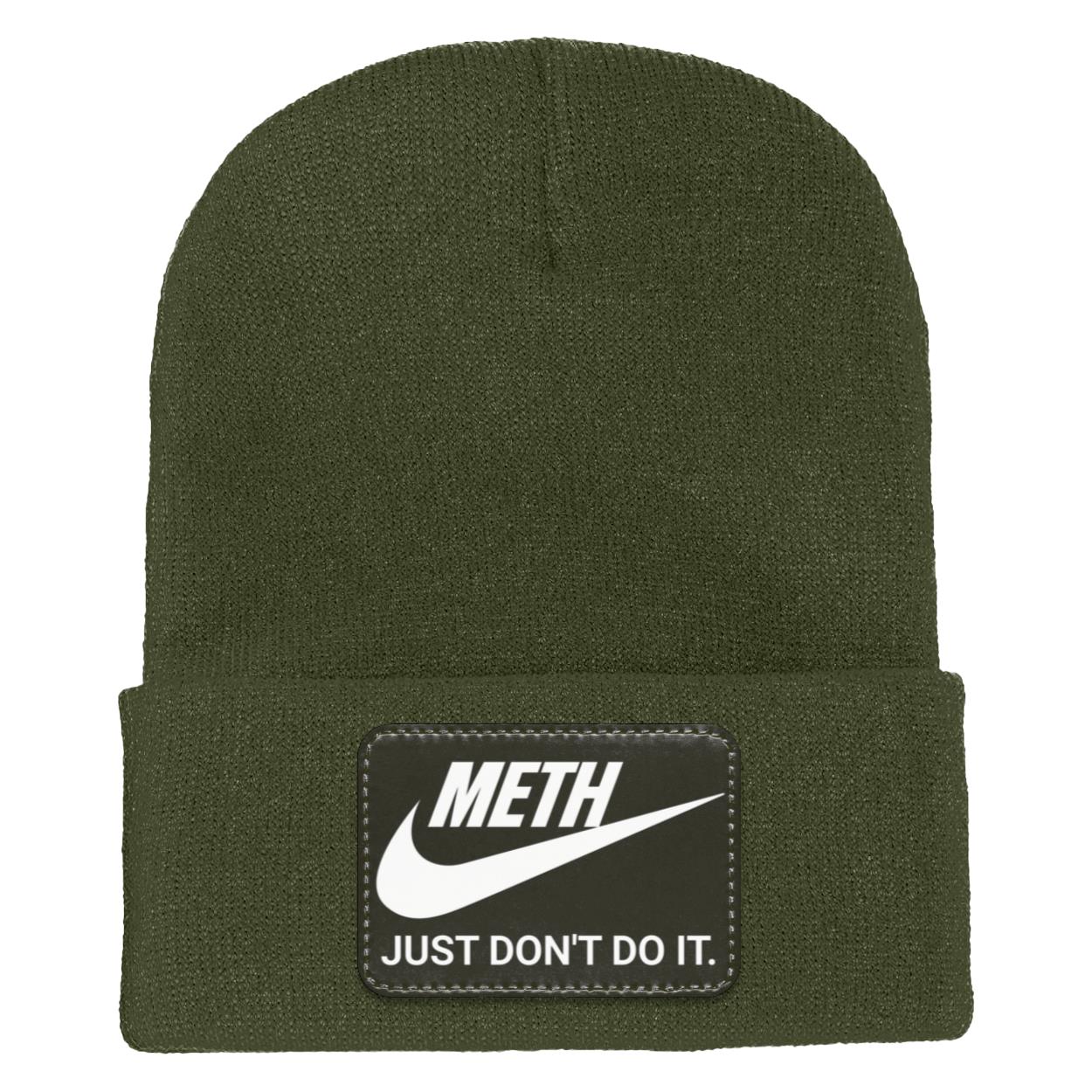 Recovery Knit Beanie | Inspiring Sobriety |  Meth Just Don't Do It