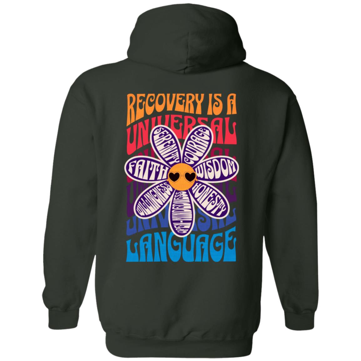 Recovery Zip Hoodie | Inspiring Sobriety |  Recovery is a Universal Language