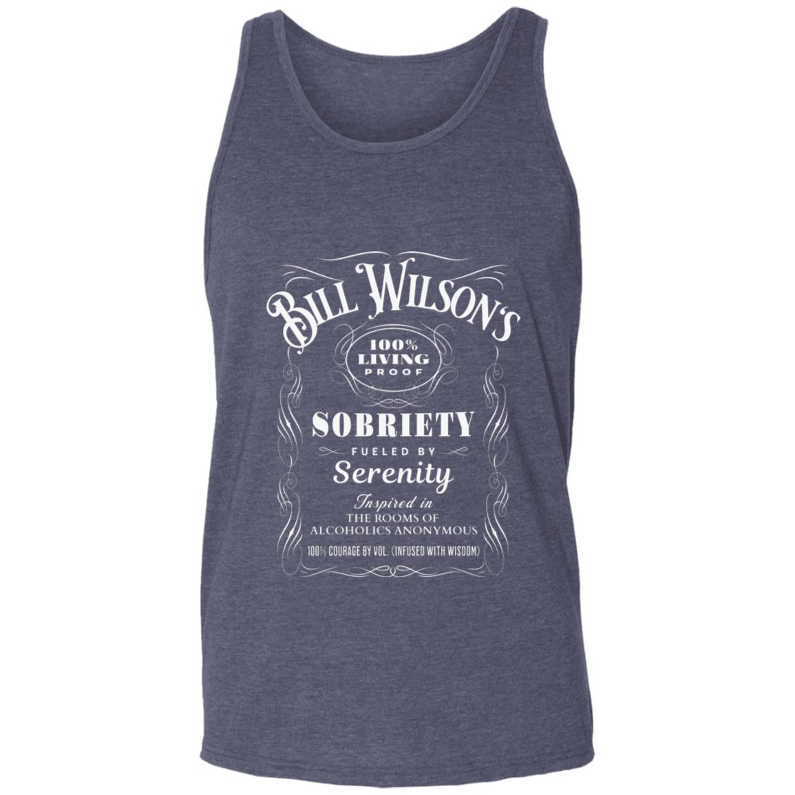 Recovery Unisex Tank | Inspiring Sobriety |  Bill Wilson's 100% Living Proof Sobriety