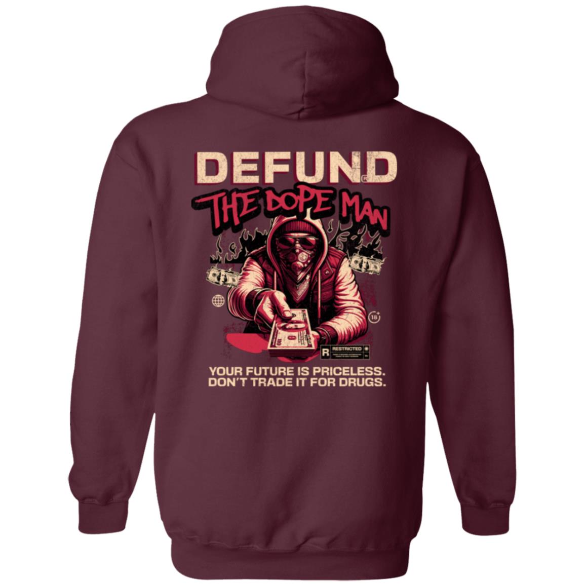 Recovery Zip Hoodie  | Inspiring Sobriety |  Defund The Dope Man