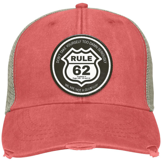 Recovery Distressed Ollie Cap | Inspiring Sobriety |  Rule 62