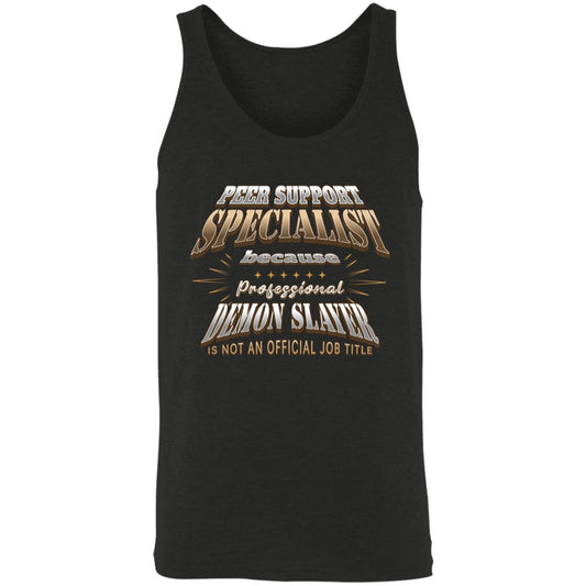 Recovery Unisex Tank | Inspiring Sobriety |   Peer Support Specialist (Demon Slayer)