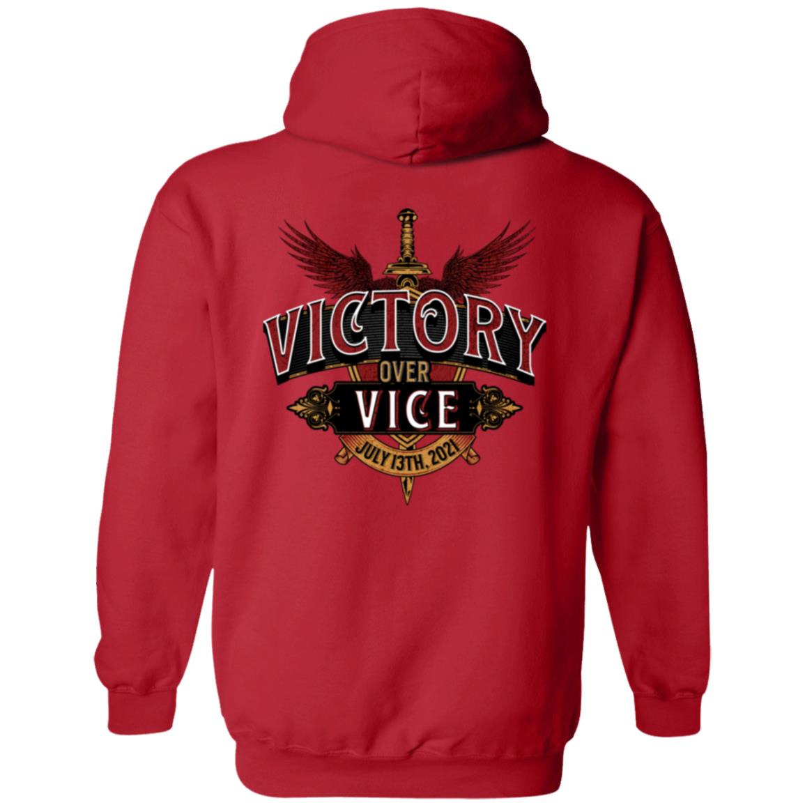 Custom Recovery Zip Hoodie | Inspiring Sobriety |  Victory Over Vice