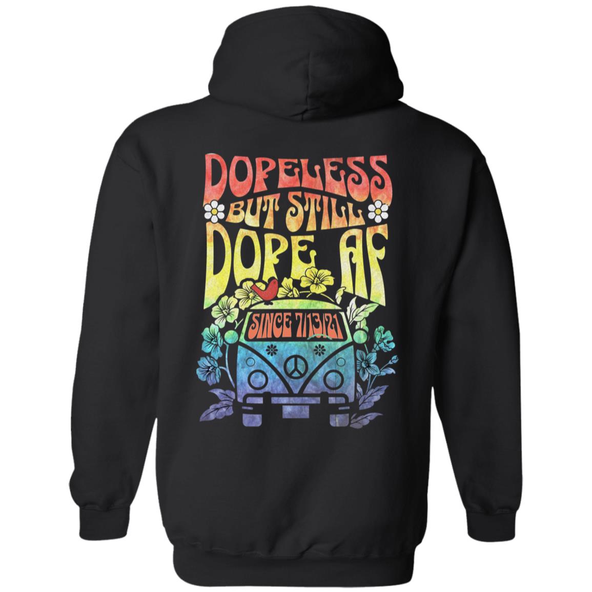 Custom Recovery Zip Hoodie  | Inspiring Sobriety | Retro Dopeless But Still Dope AF