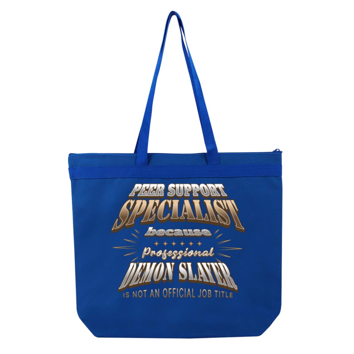 Recovery Tote Bag | Inspiring Sobriety | Peer Suppport Specialist (Demon Slayer)