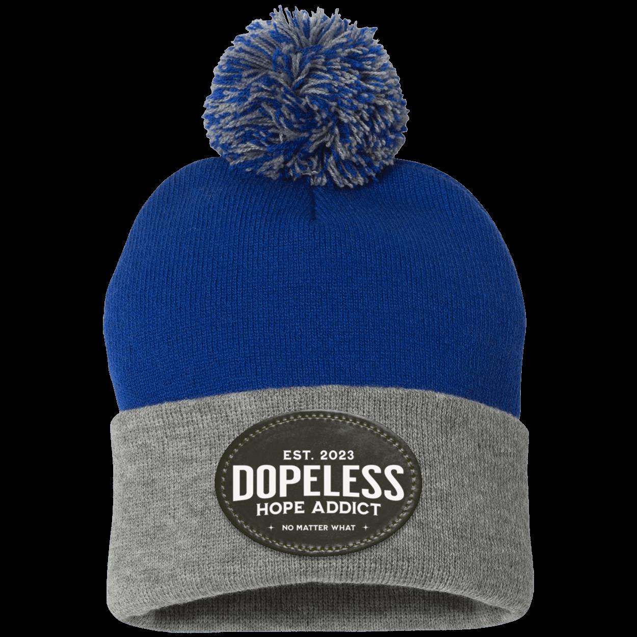 Custom Recovery Pom Beanie | Inspiring Sobriety |  Dopeless Hope Addict