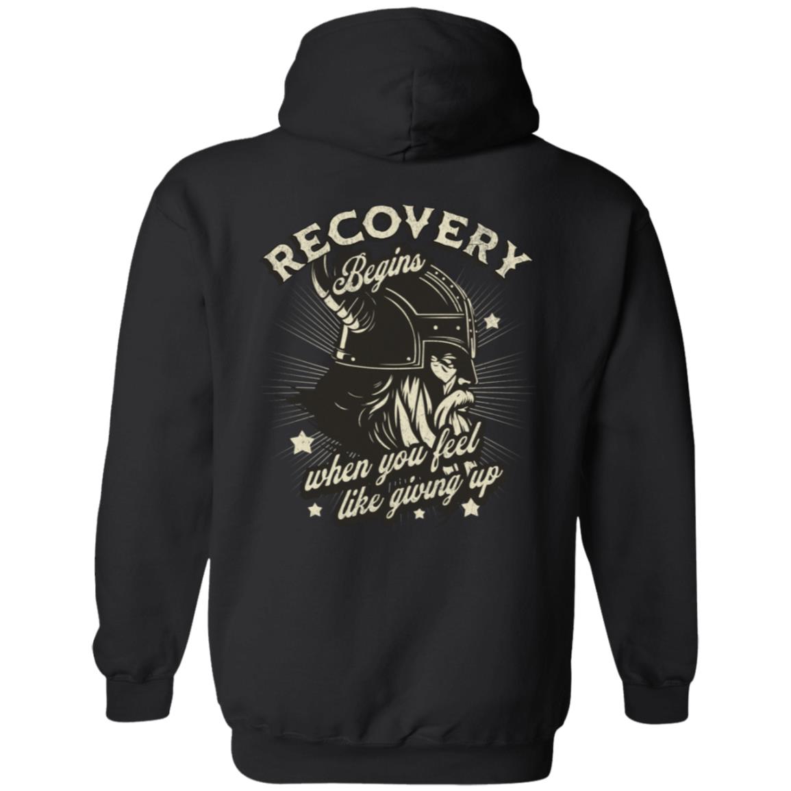 Recovery Zip Hoodie | Inspiring Sobriety | Recovery Begins