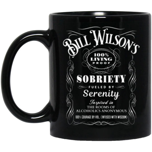 Recovery Mug | Inspiring Sobriety |  Bill Wilson's 100% Living Proof Sobriety