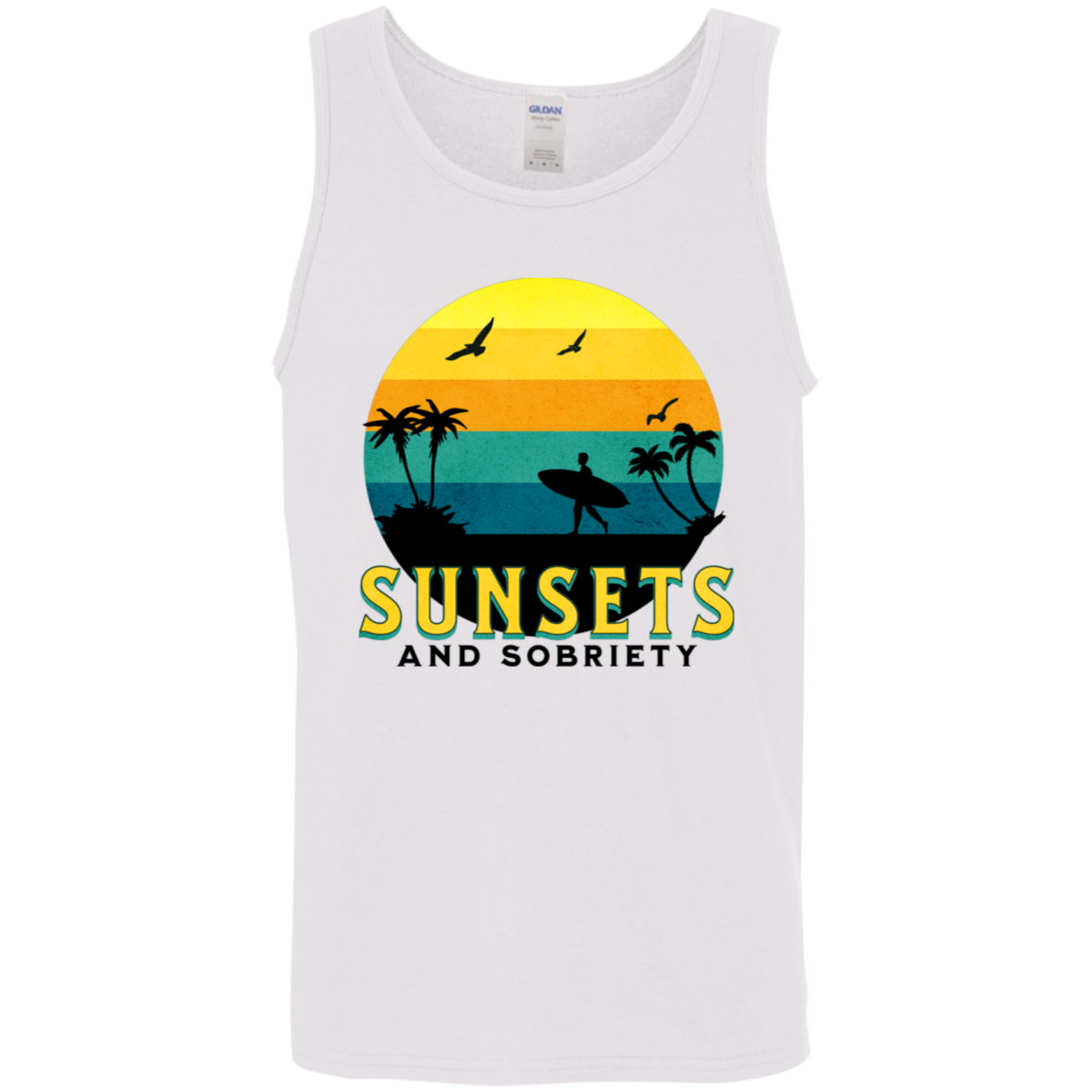 Recovery Unisex Tank | Inspiring Sobriety |  Sunsets and Sobriety