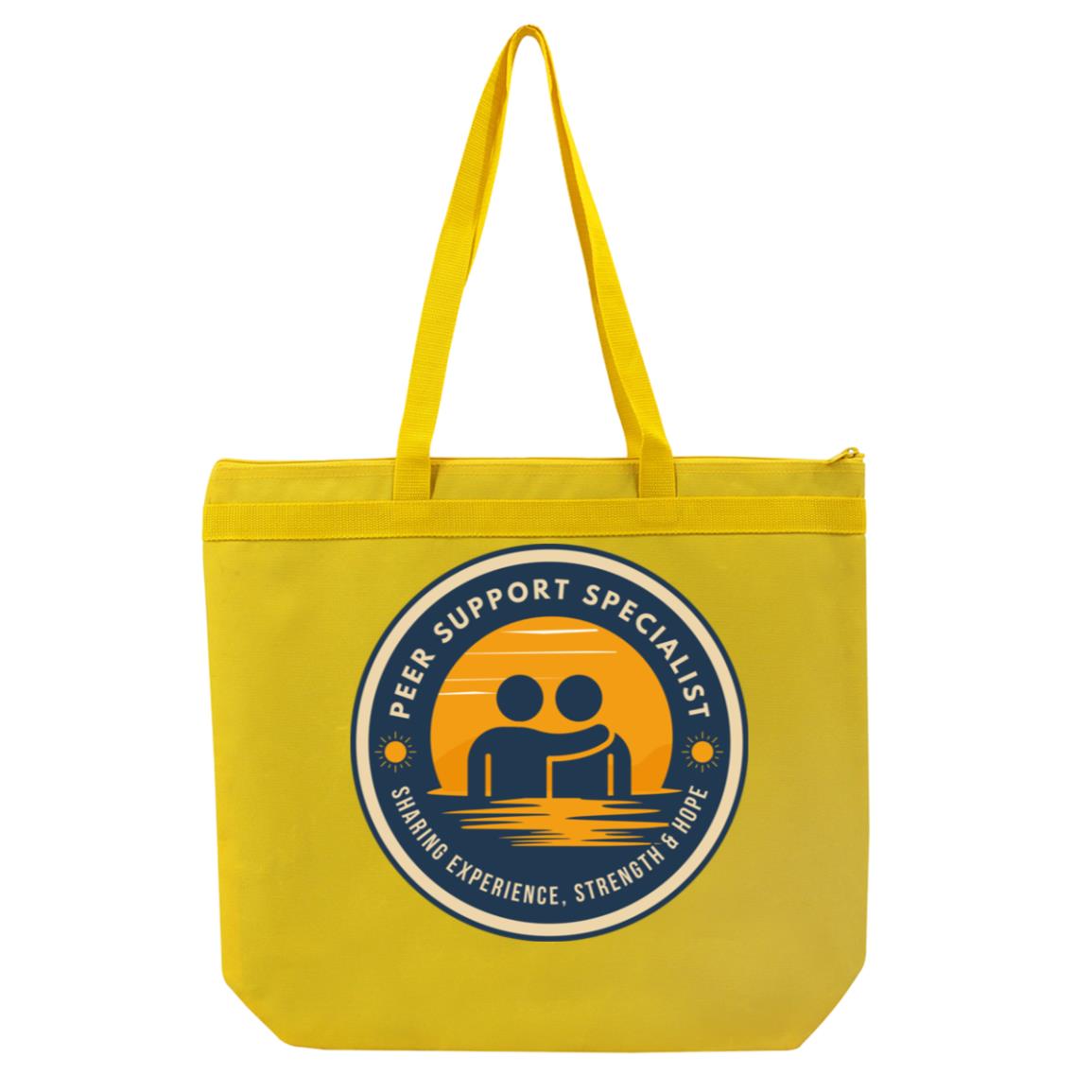 Recovery Tote Bag | Inspiring Sobriety |  Peer Support Specialist