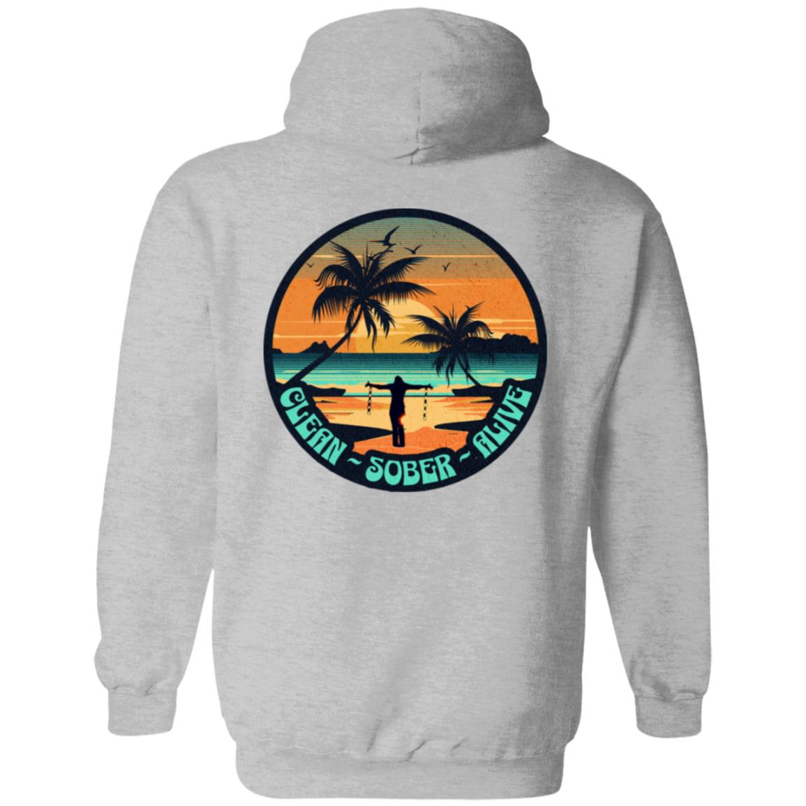 Recovery Zip Hoodie | Inspiring Sobriety |  Clean, Sober & Alive