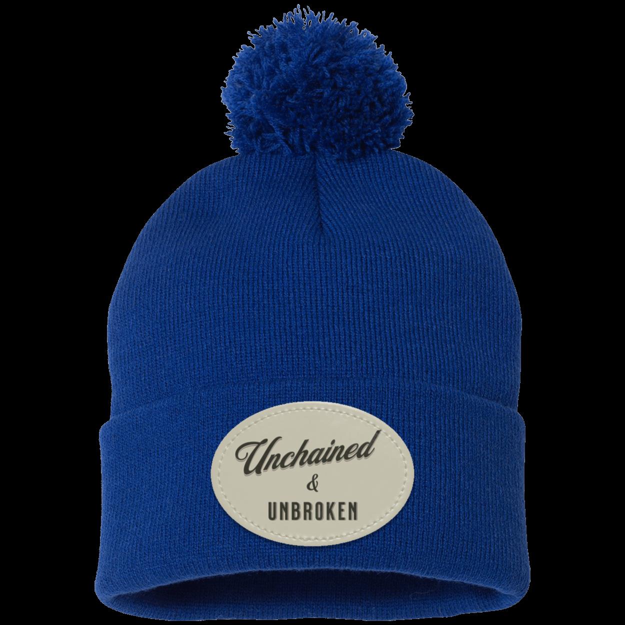 Recovery Pom Beanie | Inspiring Sobriety |  Unchained & Unbroken