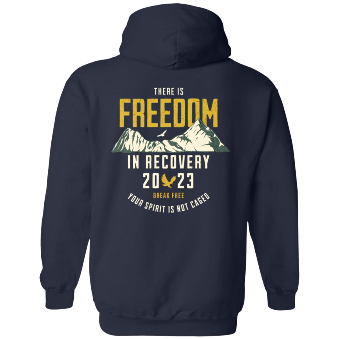 Custom Recovery Zip Hoodie | Inspiring Sobriety |  Freedom in Recovery