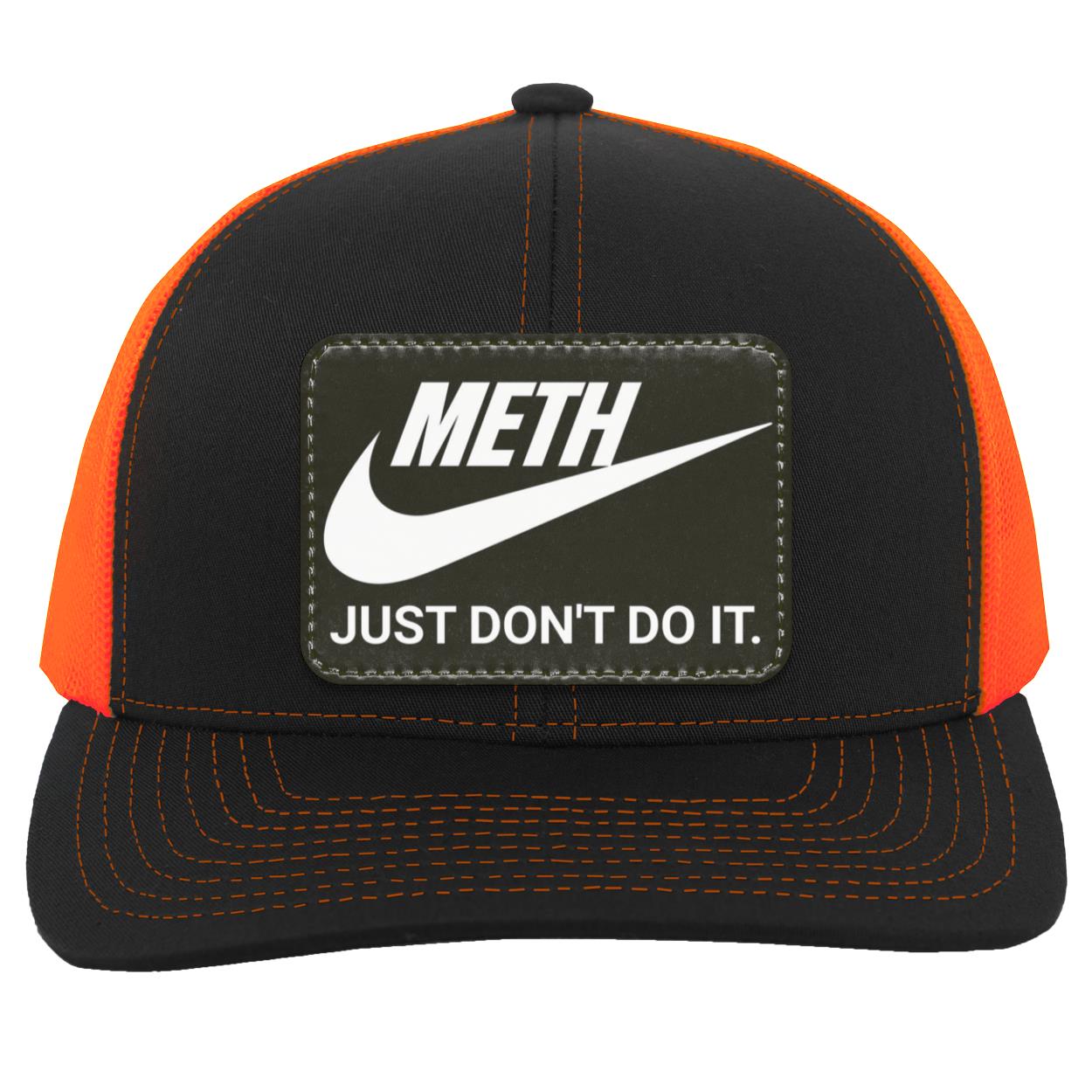 Recovery Trucker Snapback Hat | Inspiring Sobriety |  Meth Just Don't Do It