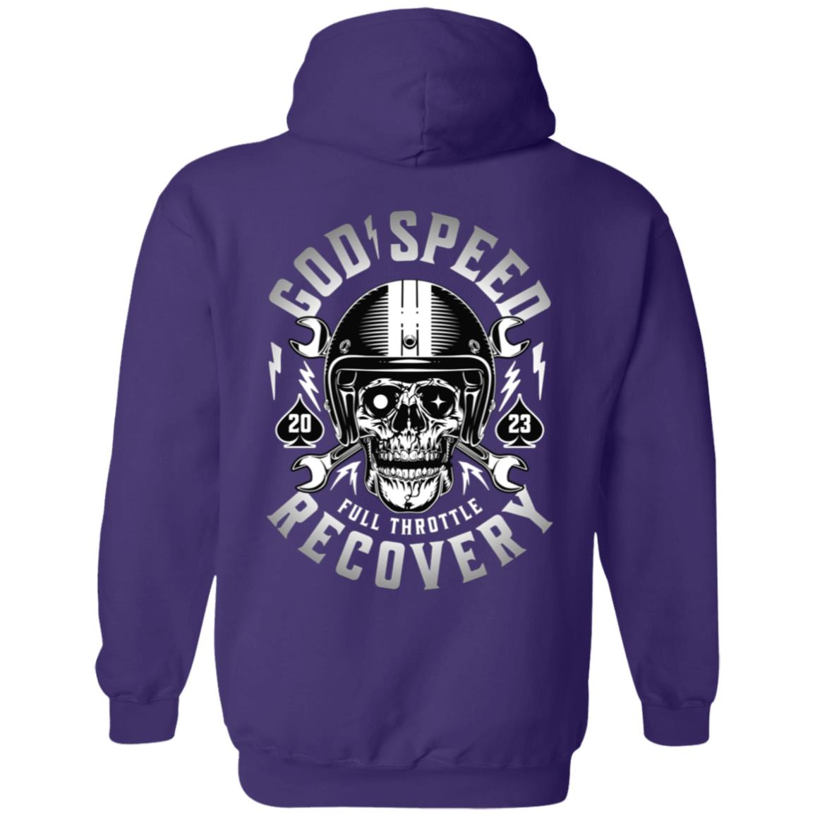 Custom Recovery Zip Hoodie  | Inspiring Sobriety |  God Speed - Full Throttle Recovery