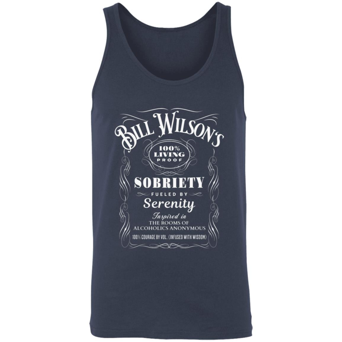 Recovery Unisex Tank | Inspiring Sobriety |  Bill Wilson's 100% Living Proof Sobriety