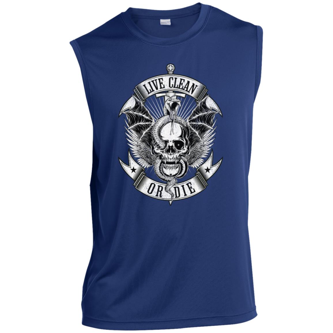 Mens Recovery Tank | Inspiring Sobriety |  Live Clean or Die