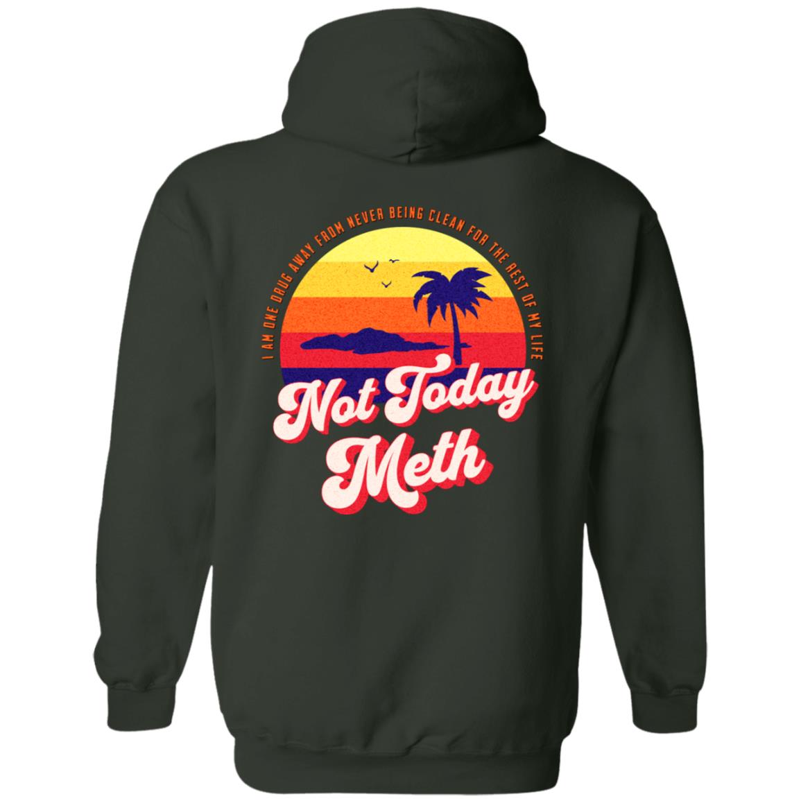 Recovery Zip Hoodie  | Inspiring Sobriety | Not Today Meth