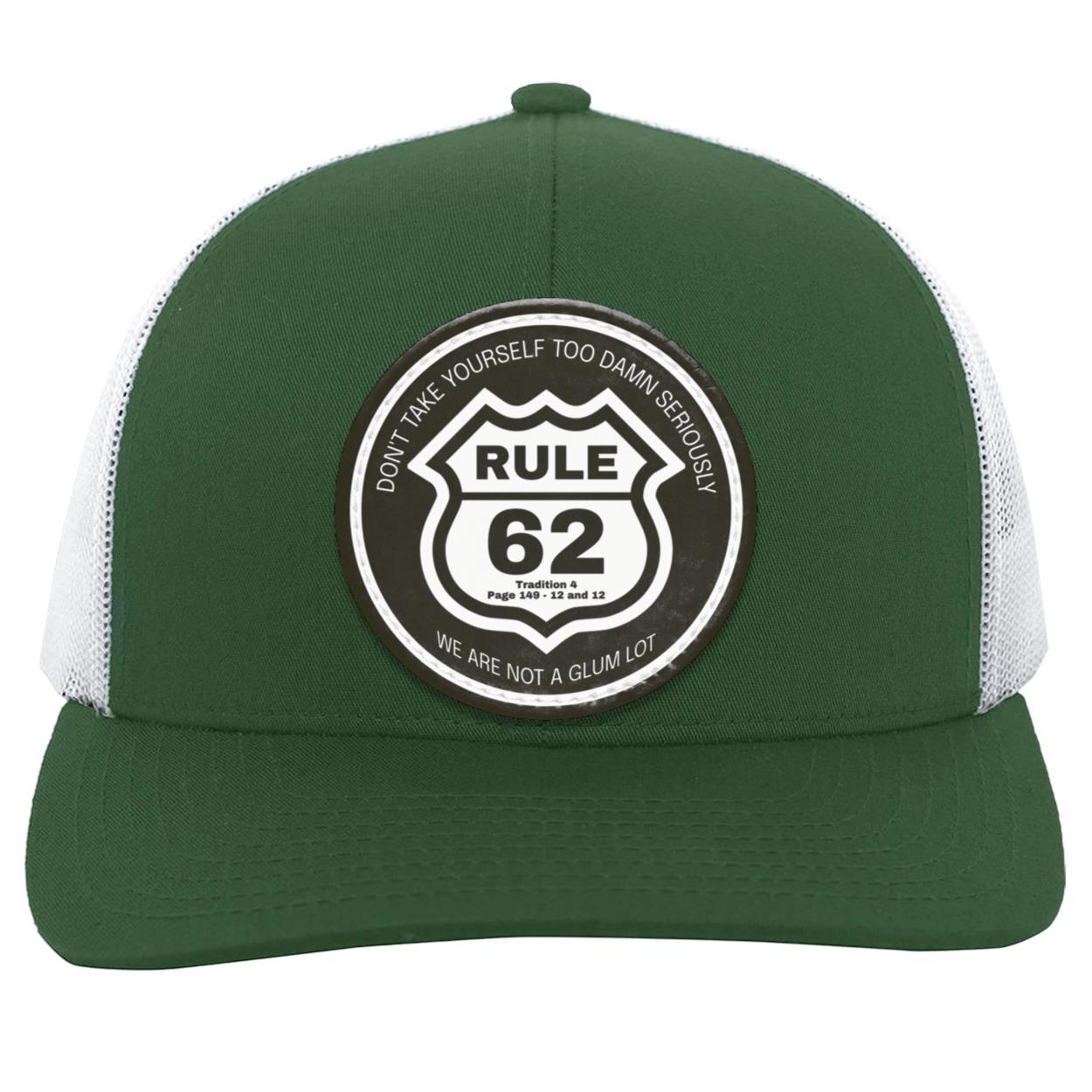 Recovery Trucker Snapback Hat | Inspiring Sobriety |  Rule 62