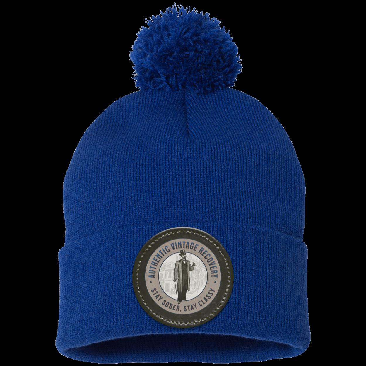 Recovery Pom Beanie | Inspiring Sobriety |  Stay Sober, Stay Classy