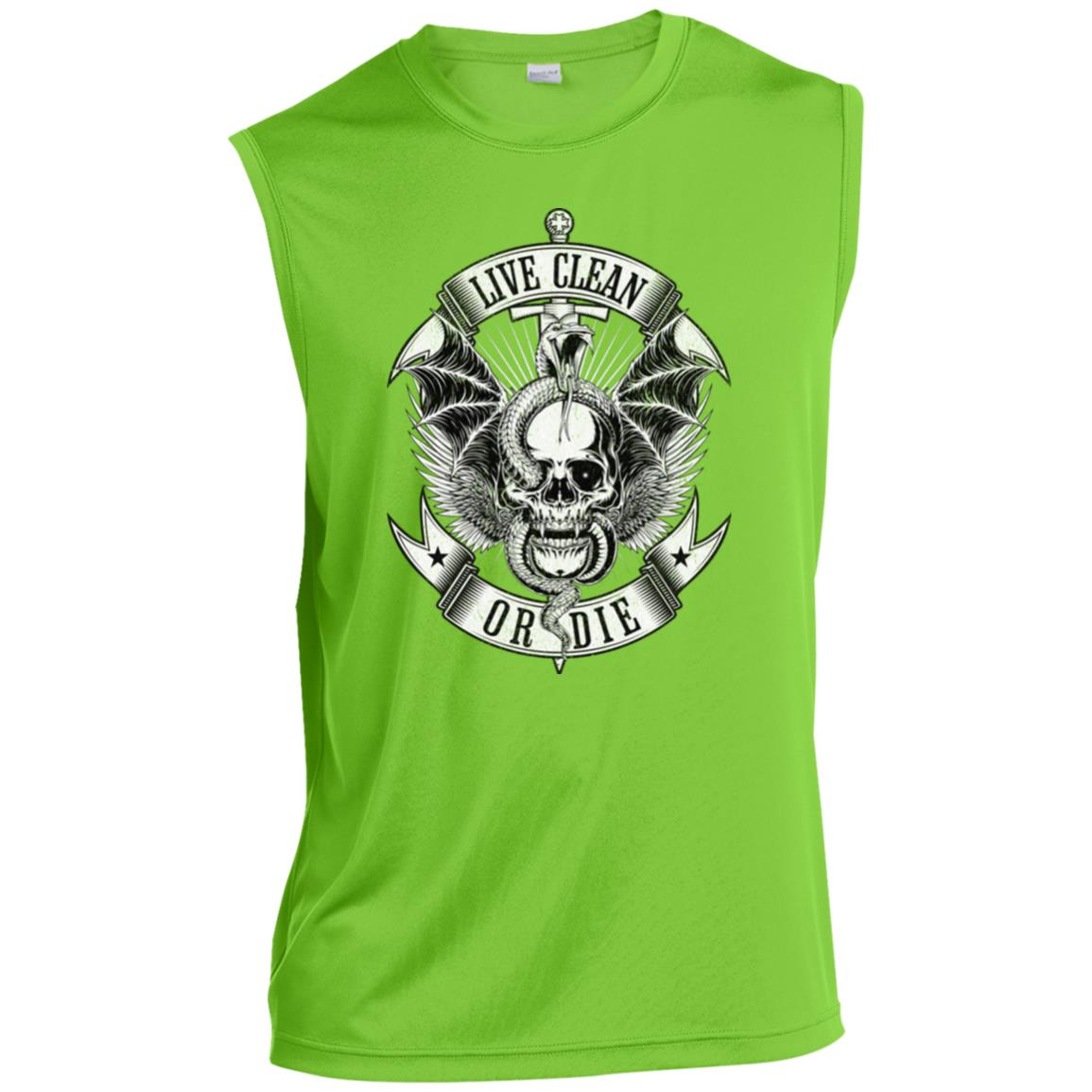 Mens Recovery Tank | Inspiring Sobriety |  Live Clean or Die