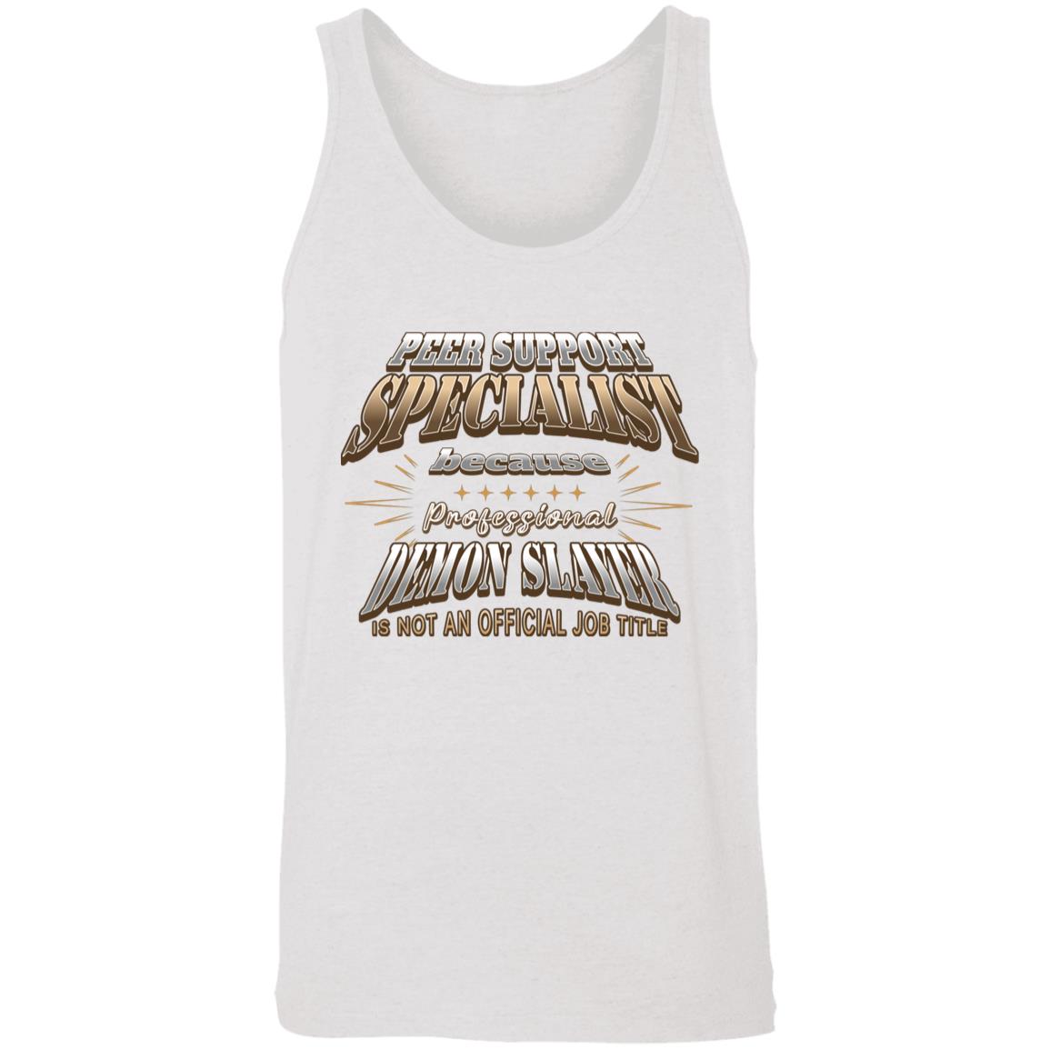 Recovery Unisex Tank | Inspiring Sobriety |   Peer Support Specialist (Demon Slayer)