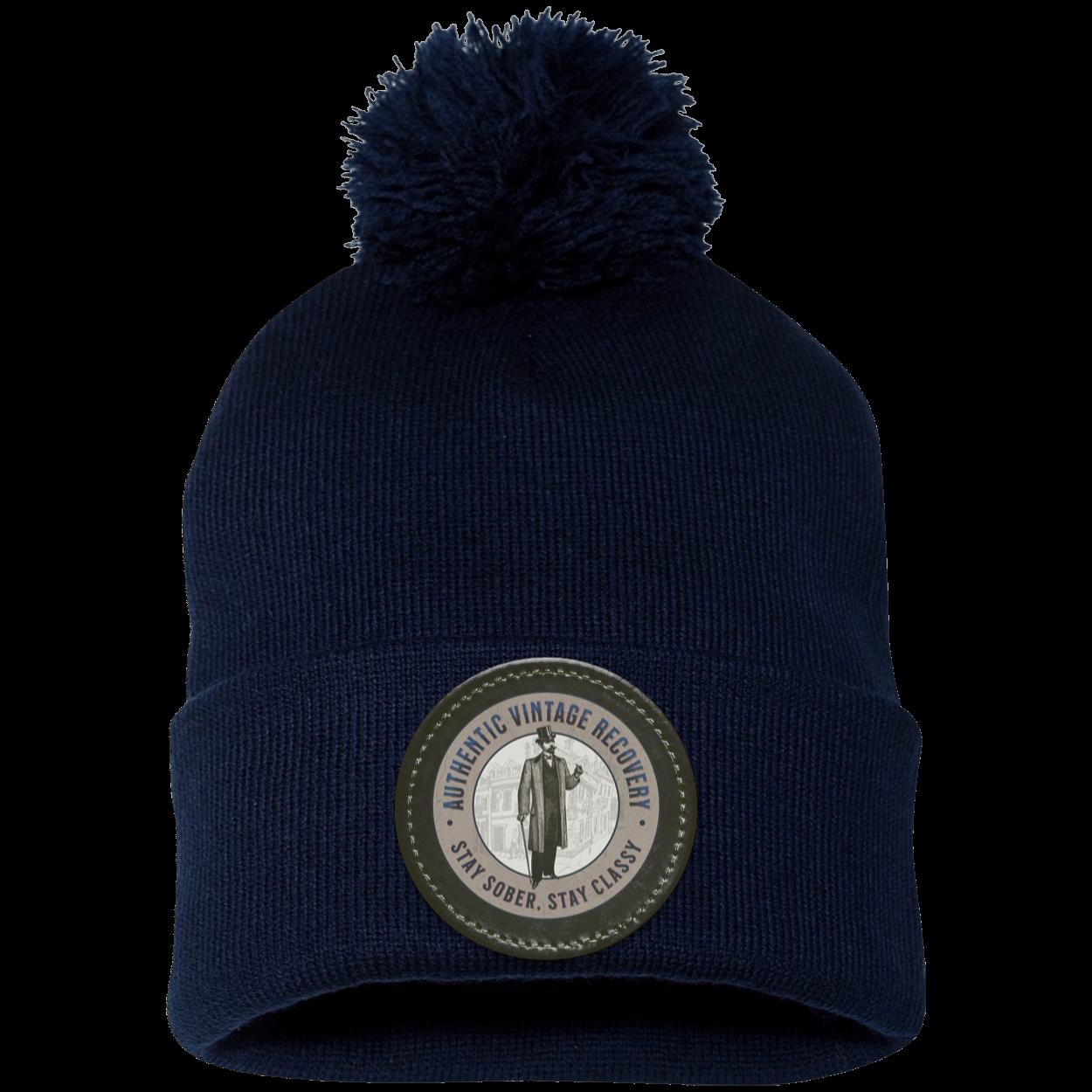 Recovery Pom Beanie | Inspiring Sobriety |  Stay Sober, Stay Classy