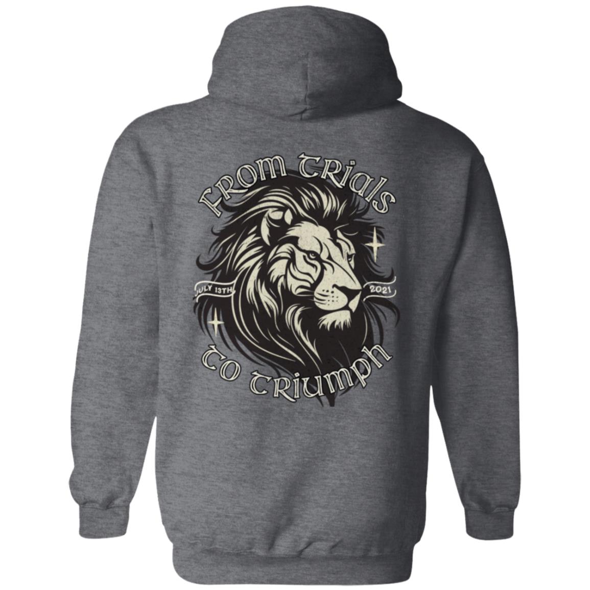 Custom Recovery Zip Hoodie | Inspiring Sobriety |  From Trials To Triumph