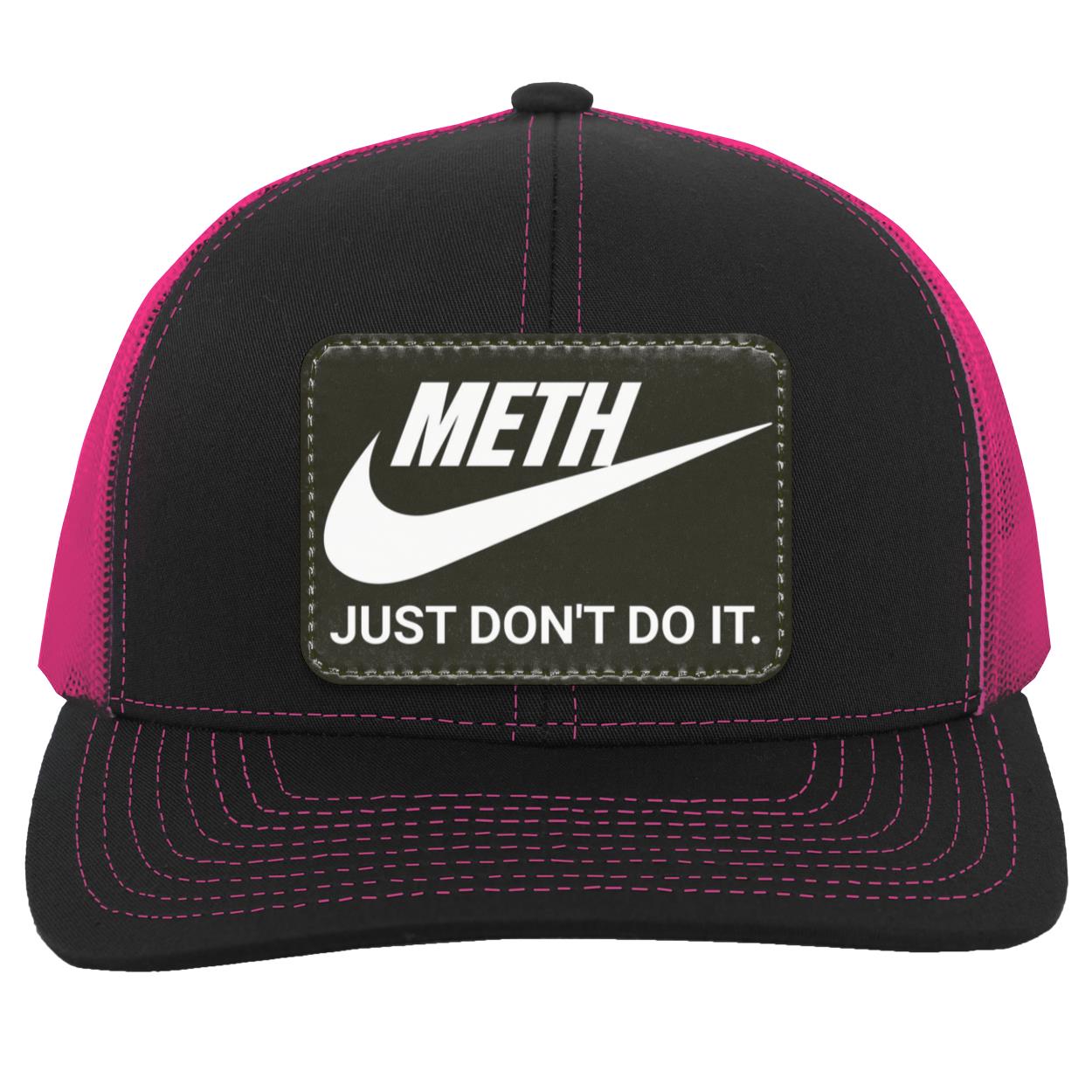 Recovery Trucker Snapback Hat | Inspiring Sobriety |  Meth Just Don't Do It