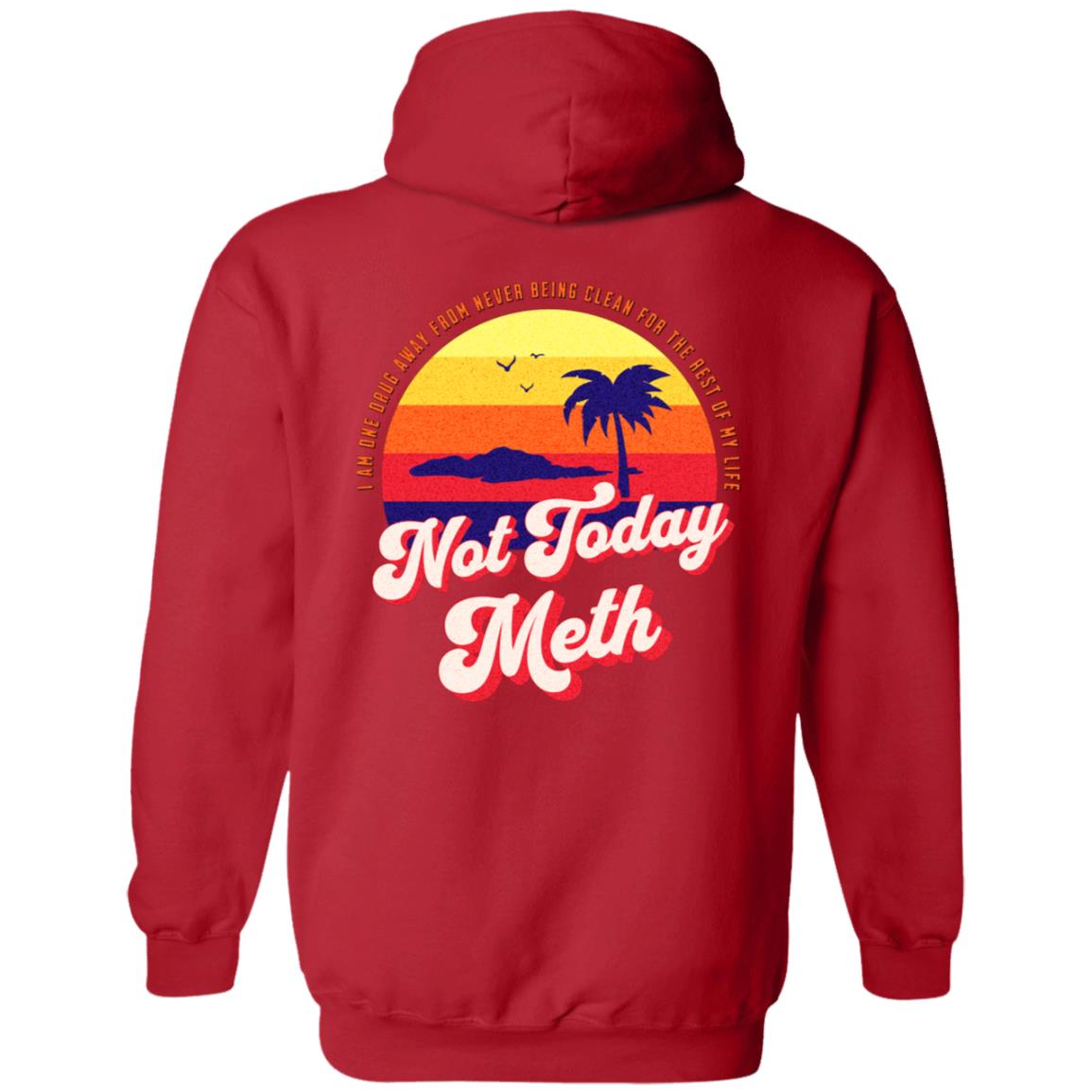 Recovery Zip Hoodie  | Inspiring Sobriety | Not Today Meth