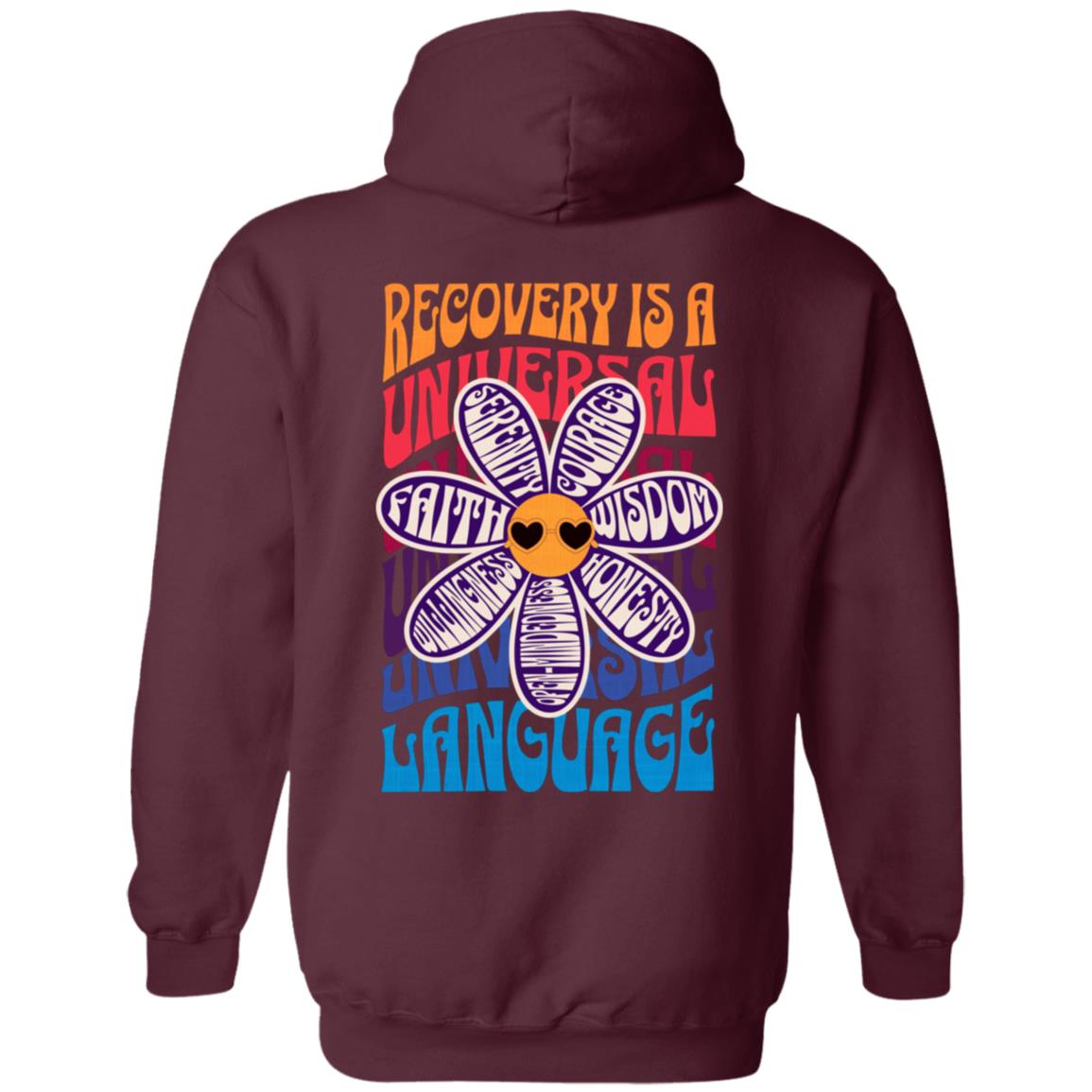 Recovery Zip Hoodie | Inspiring Sobriety |  Recovery is a Universal Language