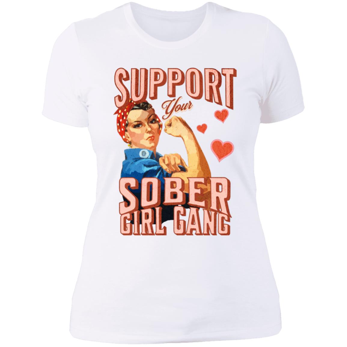 Womens Recovery T-Shirt | Inspiring Sobriety | Support Your Sober Girl Gang